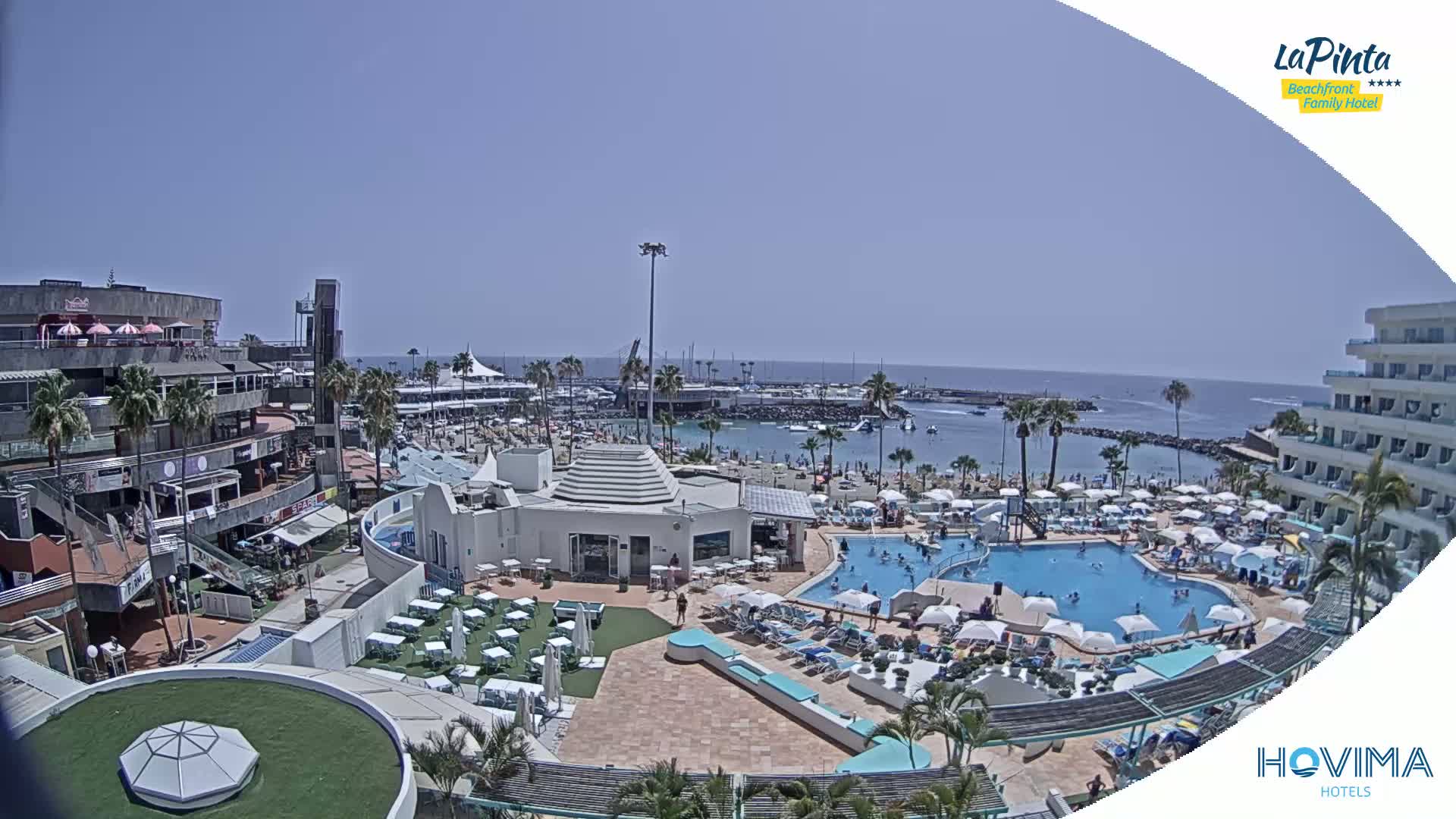 Costa Adeje, Playa de La Pinta Beach from Hovima Hotel - Santa Cruz de Tenerife, Canary Islands, Spain
