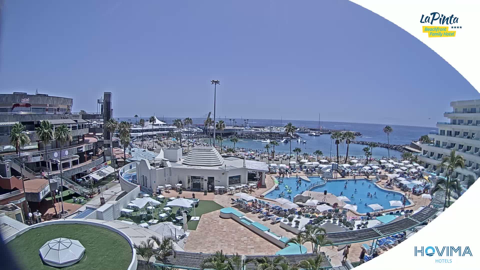 Costa Adeje, Playa de La Pinta Beach from Hovima Hotel - Santa Cruz de Tenerife, Canary Islands, Spain