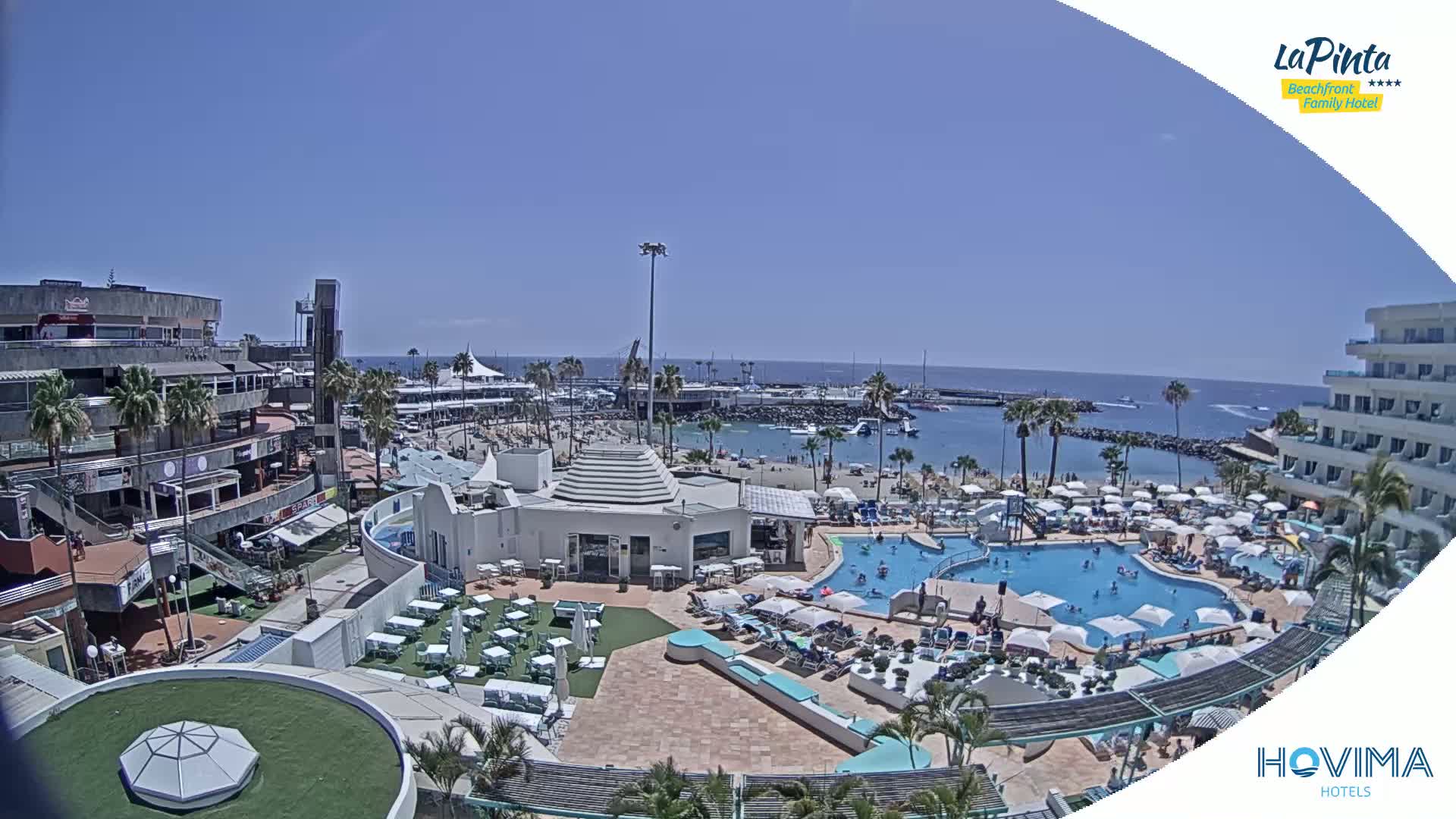 Costa Adeje, Playa de La Pinta Beach from Hovima Hotel - Santa Cruz de Tenerife, Canary Islands, Spain