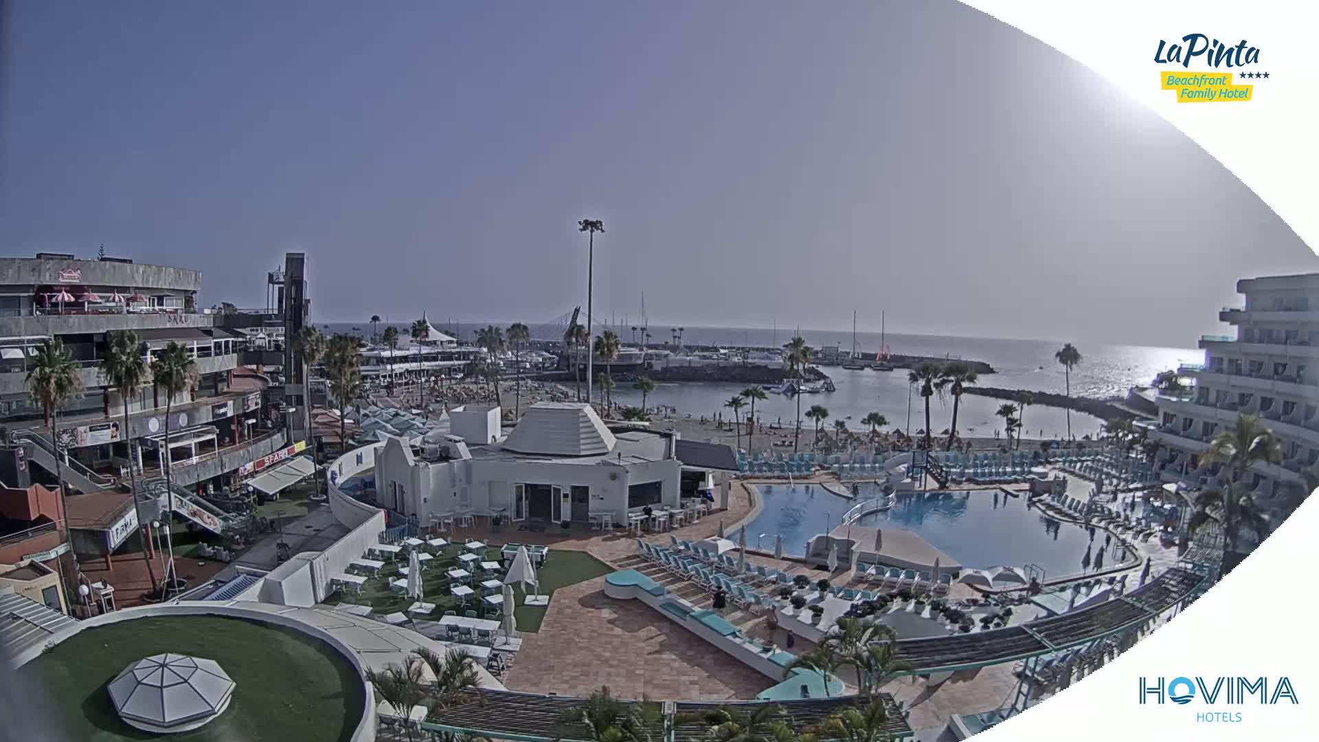 Costa Adeje, Playa de La Pinta Beach from Hovima Hotel - Santa Cruz de Tenerife, Canary Islands, Spain