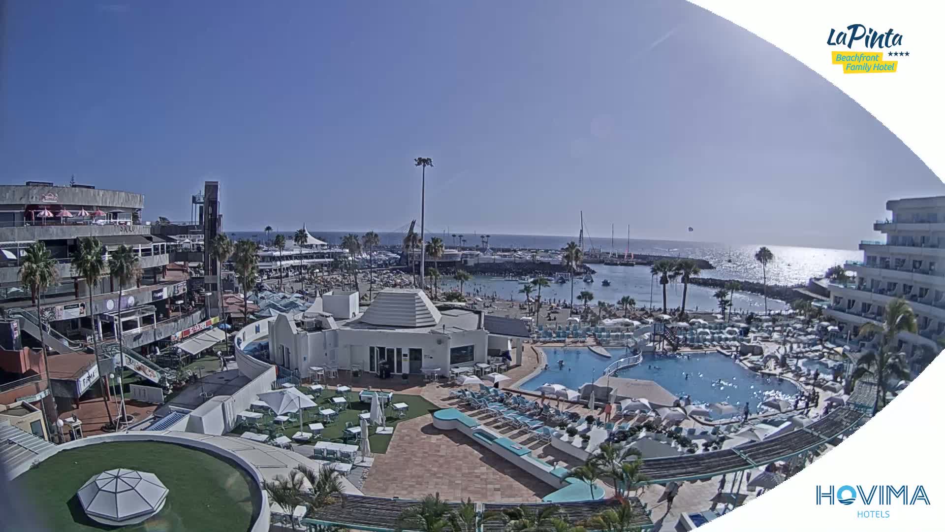 Costa Adeje, Playa de La Pinta Beach from Hovima Hotel - Santa Cruz de Tenerife, Canary Islands, Spain
