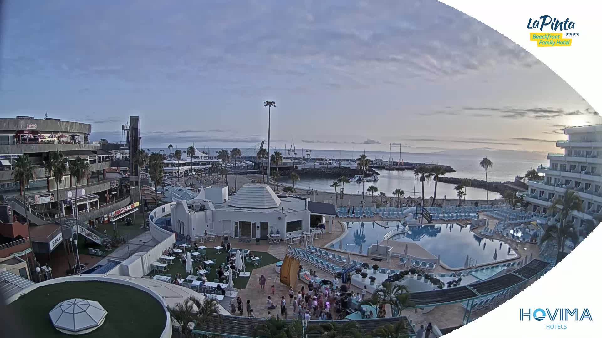 Costa Adeje, Playa de La Pinta Beach from Hovima Hotel - Santa Cruz de Tenerife, Canary Islands, Spain
