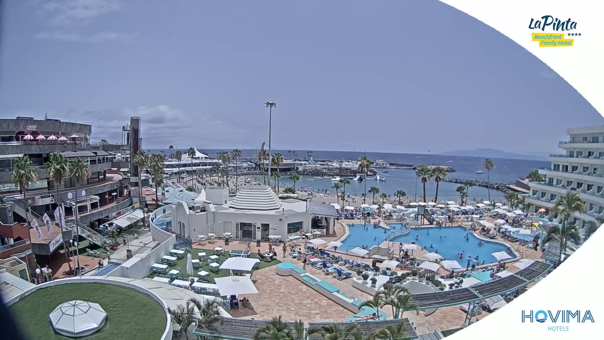 Costa Adeje, Playa de La Pinta Beach from Hovima Hotel - Santa Cruz de Tenerife, Canary Islands, Spain