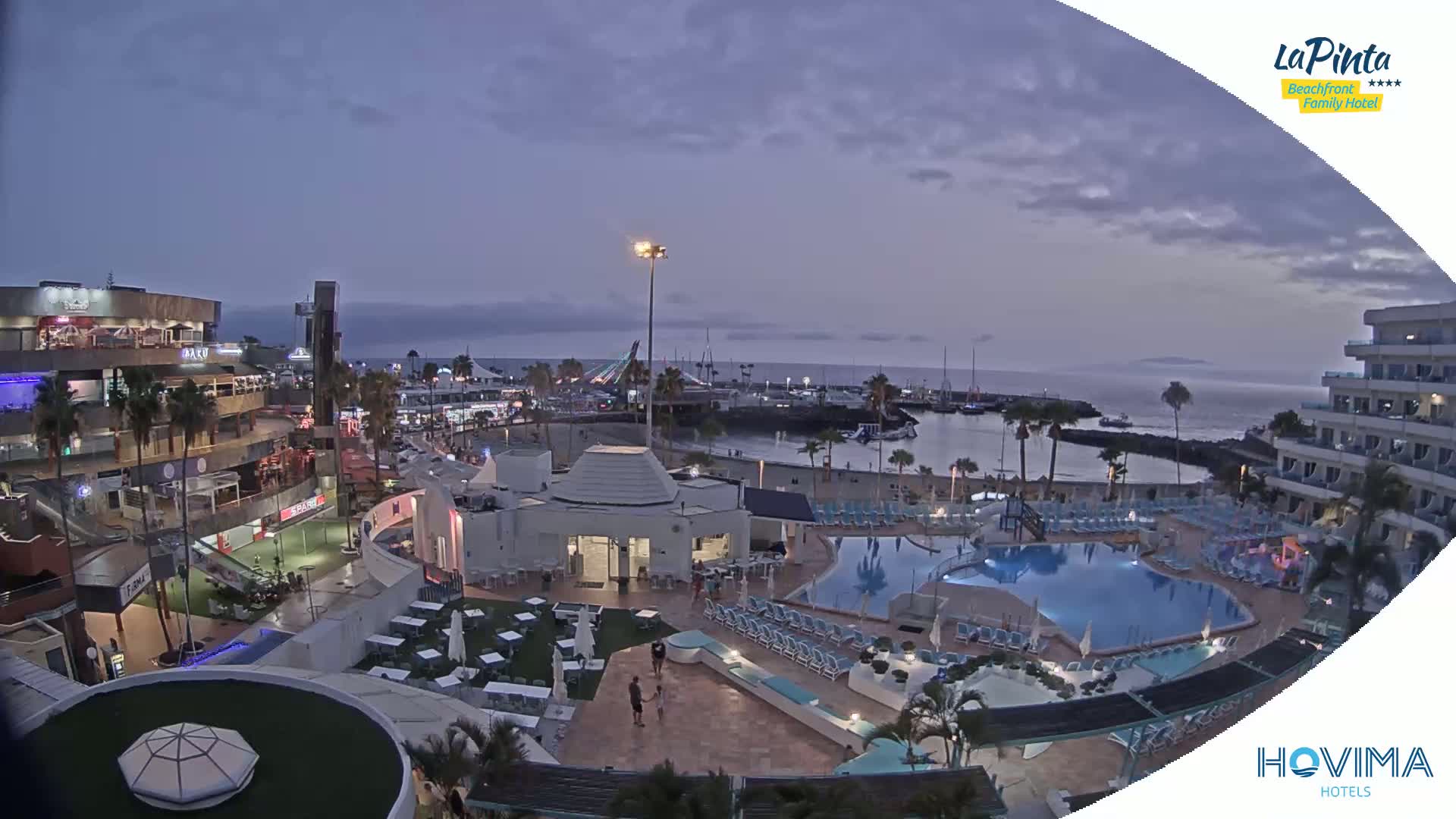 Costa Adeje, Playa de La Pinta Beach from Hovima Hotel - Santa Cruz de Tenerife, Canary Islands, Spain