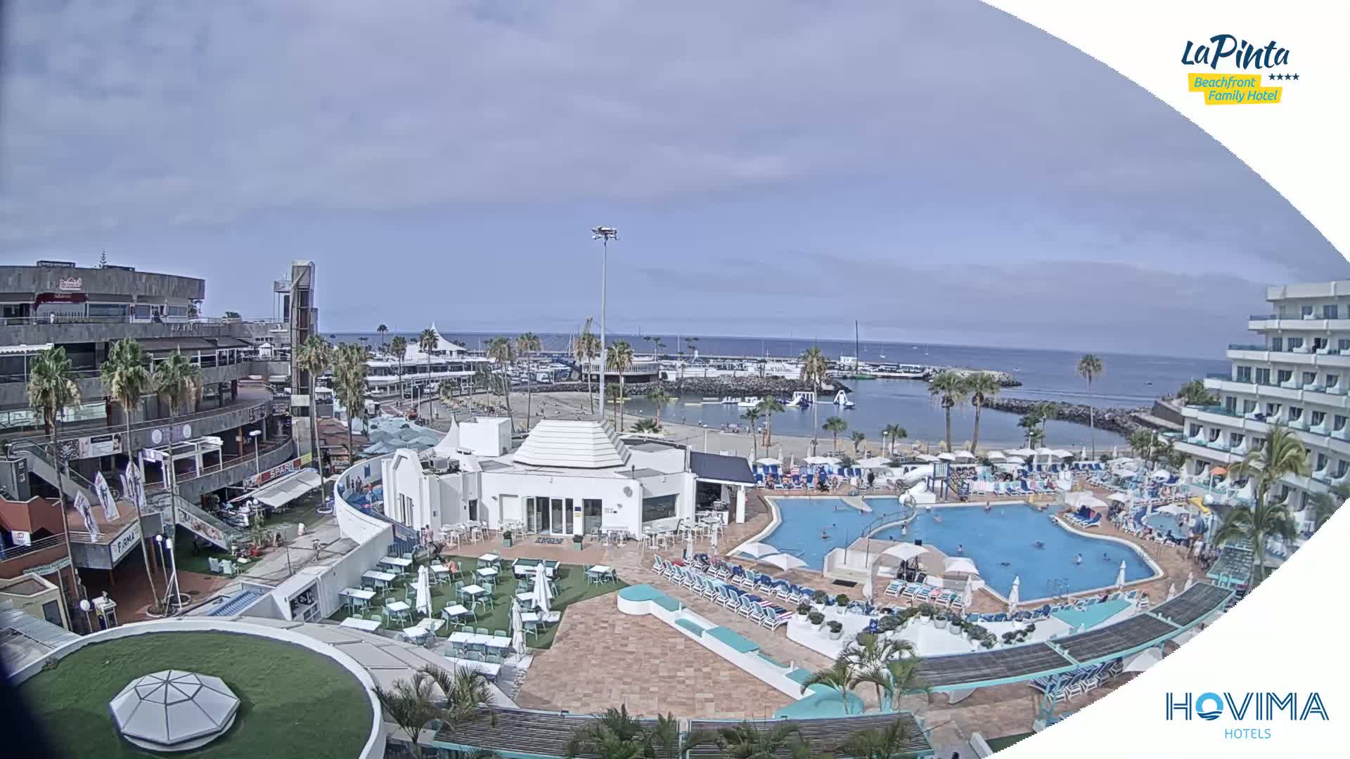 Costa Adeje, Playa de La Pinta Beach from Hovima Hotel - Santa Cruz de Tenerife, Canary Islands, Spain