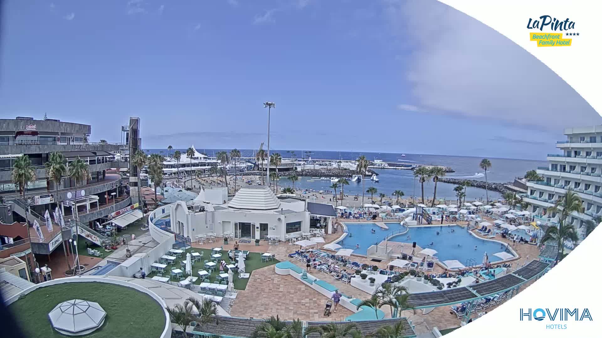 Costa Adeje, Playa de La Pinta Beach from Hovima Hotel - Santa Cruz de Tenerife, Canary Islands, Spain
