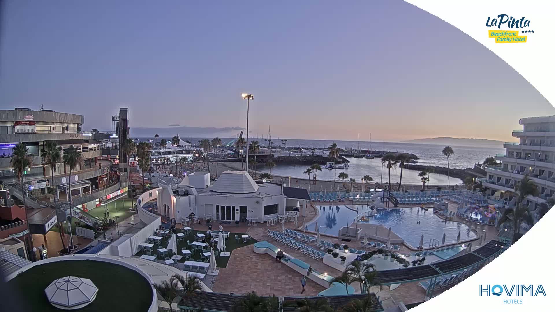 Costa Adeje, Playa de La Pinta Beach from Hovima Hotel - Santa Cruz de Tenerife, Canary Islands, Spain
