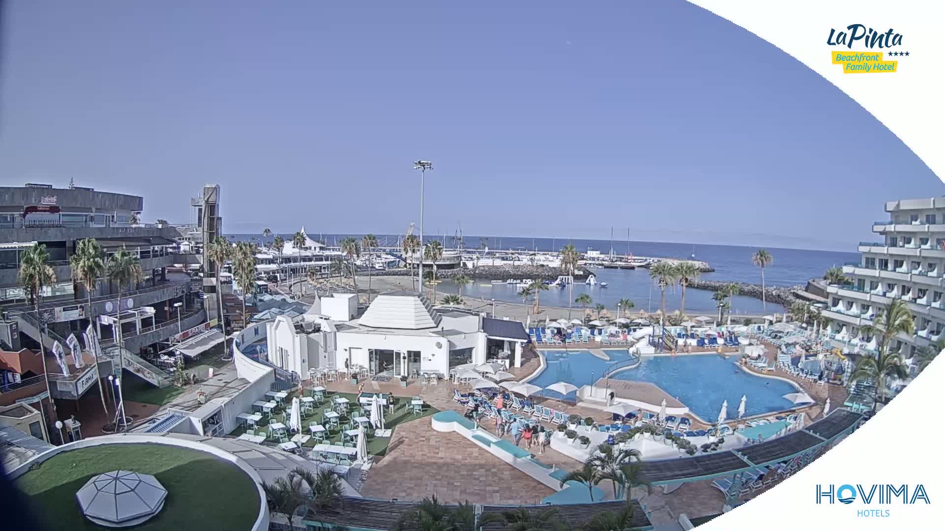 Costa Adeje, Playa de La Pinta Beach from Hovima Hotel - Santa Cruz de Tenerife, Canary Islands, Spain