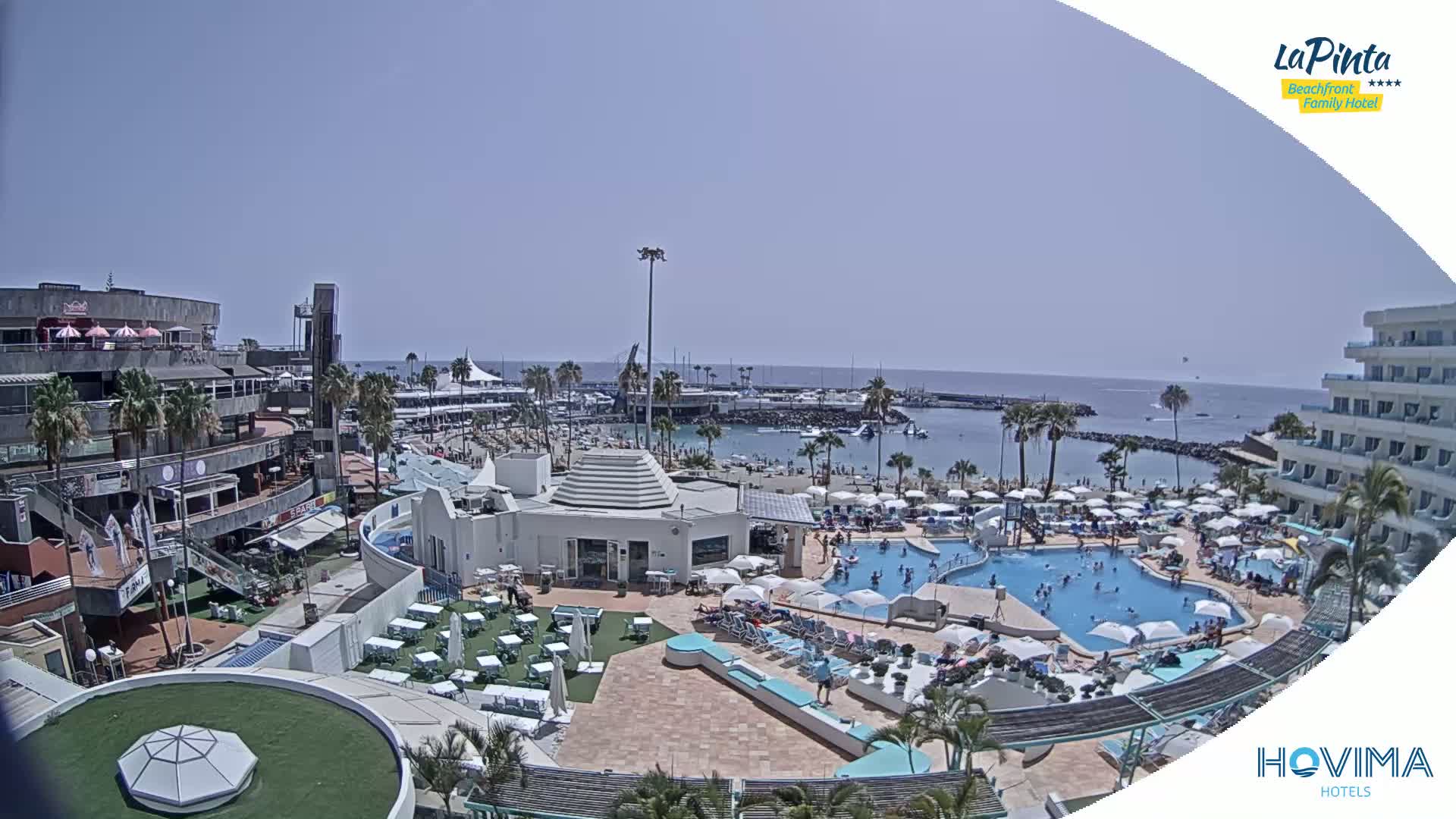 Costa Adeje, Playa de La Pinta Beach from Hovima Hotel - Santa Cruz de Tenerife, Canary Islands, Spain