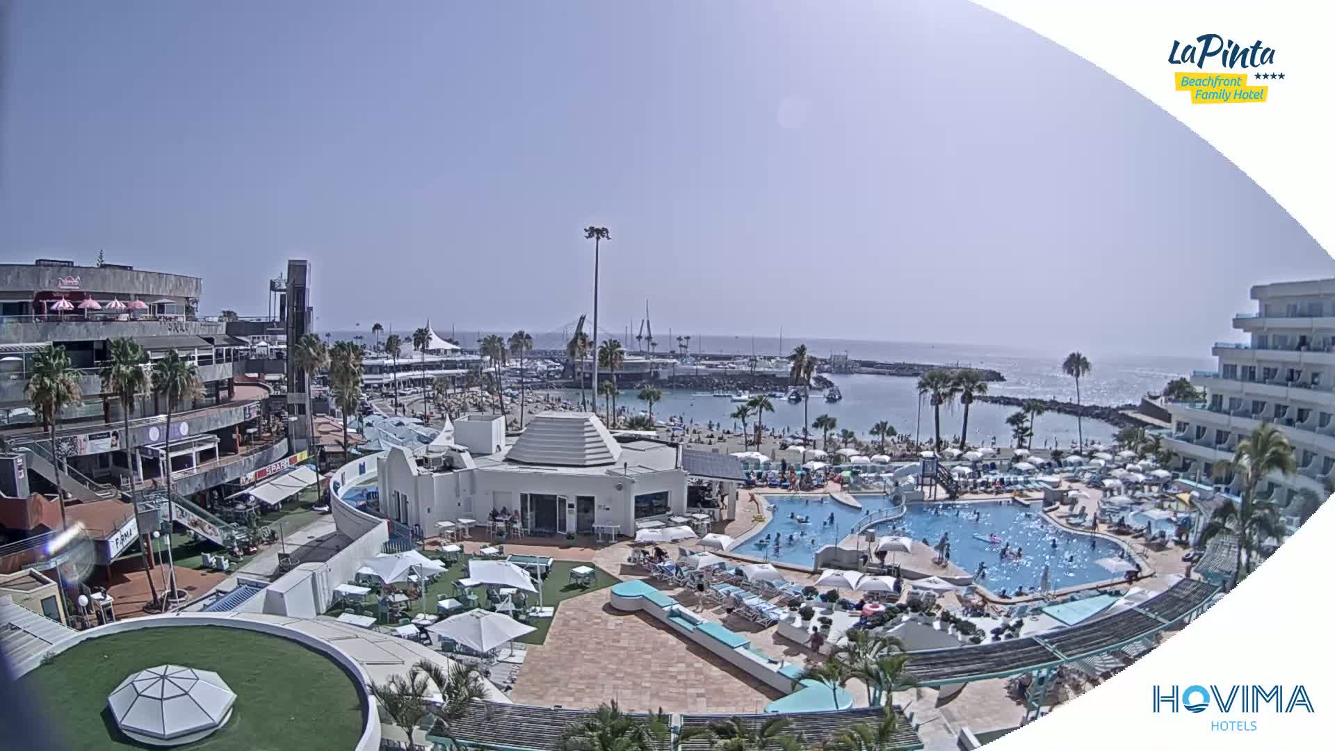 Costa Adeje, Playa de La Pinta Beach from Hovima Hotel - Santa Cruz de Tenerife, Canary Islands, Spain