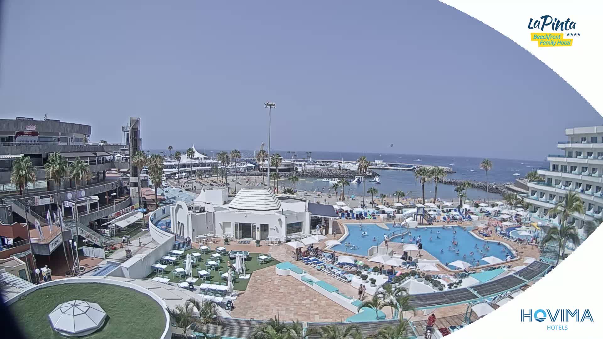 Costa Adeje, Playa de La Pinta Beach from Hovima Hotel - Santa Cruz de Tenerife, Canary Islands, Spain