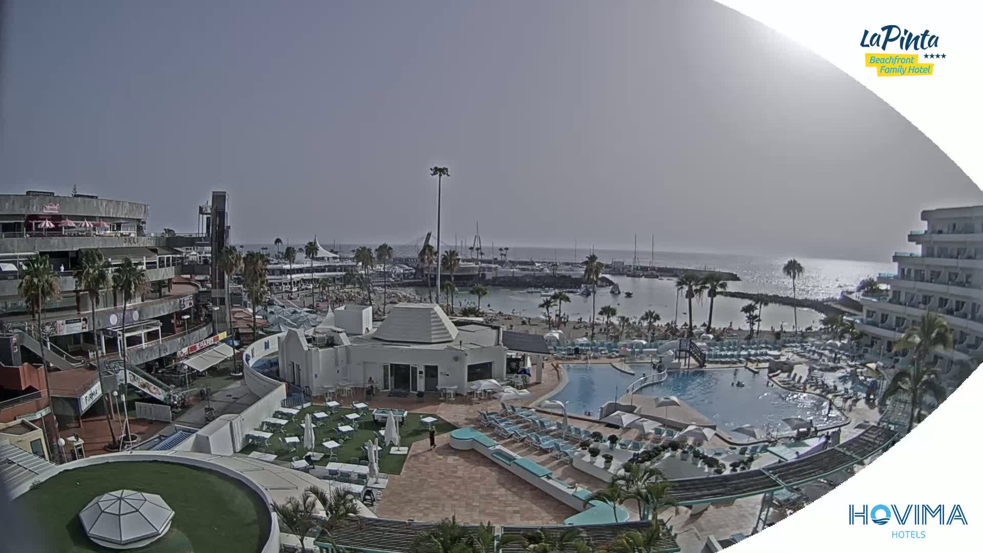 Costa Adeje, Playa de La Pinta Beach from Hovima Hotel - Santa Cruz de Tenerife, Canary Islands, Spain
