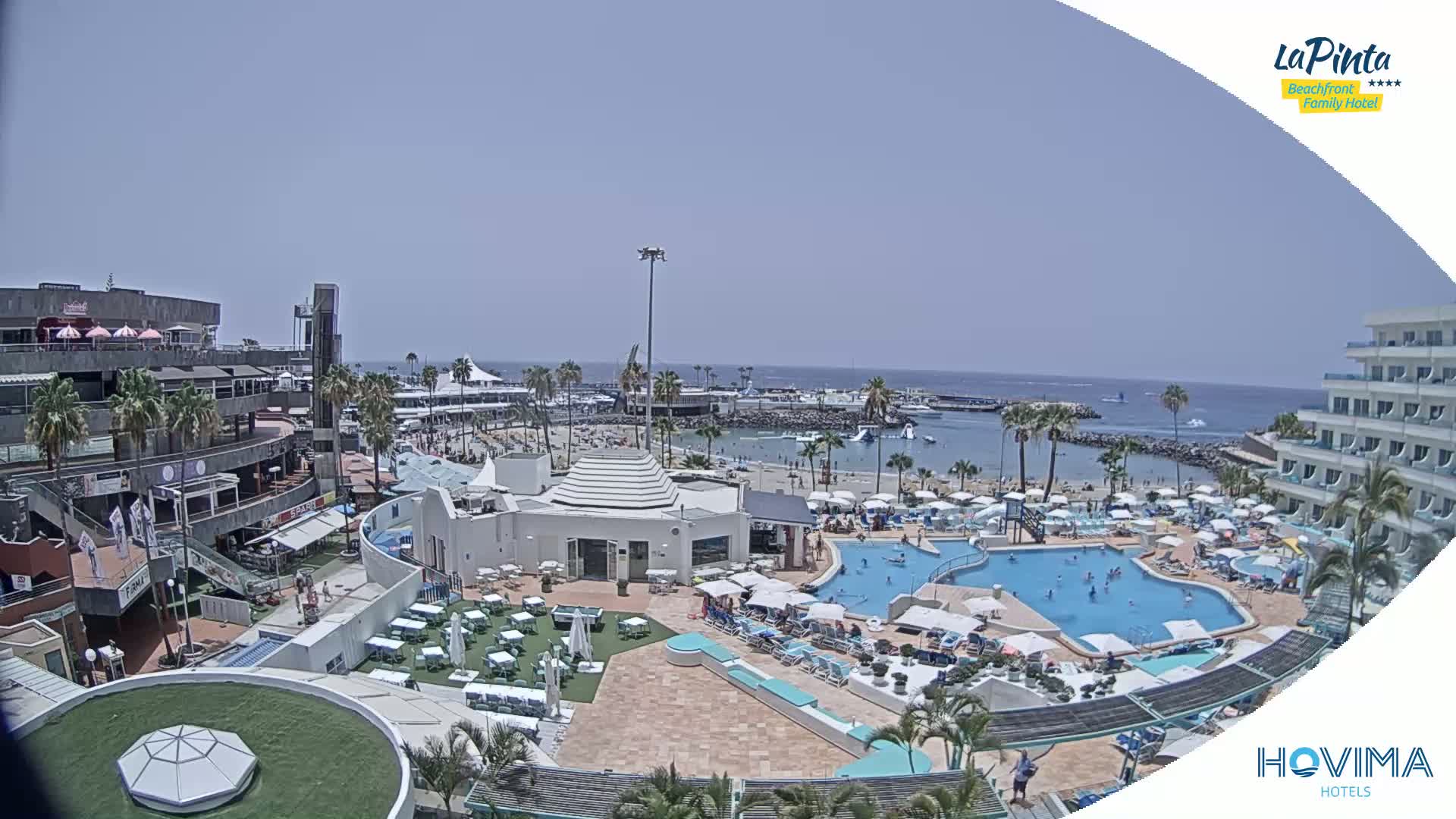 Costa Adeje, Playa de La Pinta Beach from Hovima Hotel - Santa Cruz de Tenerife, Canary Islands, Spain