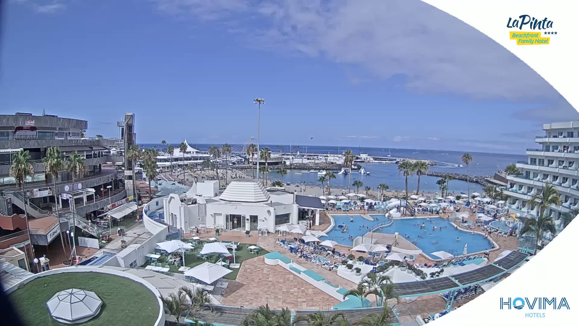 Costa Adeje, Playa de La Pinta Beach from Hovima Hotel - Santa Cruz de Tenerife, Canary Islands, Spain