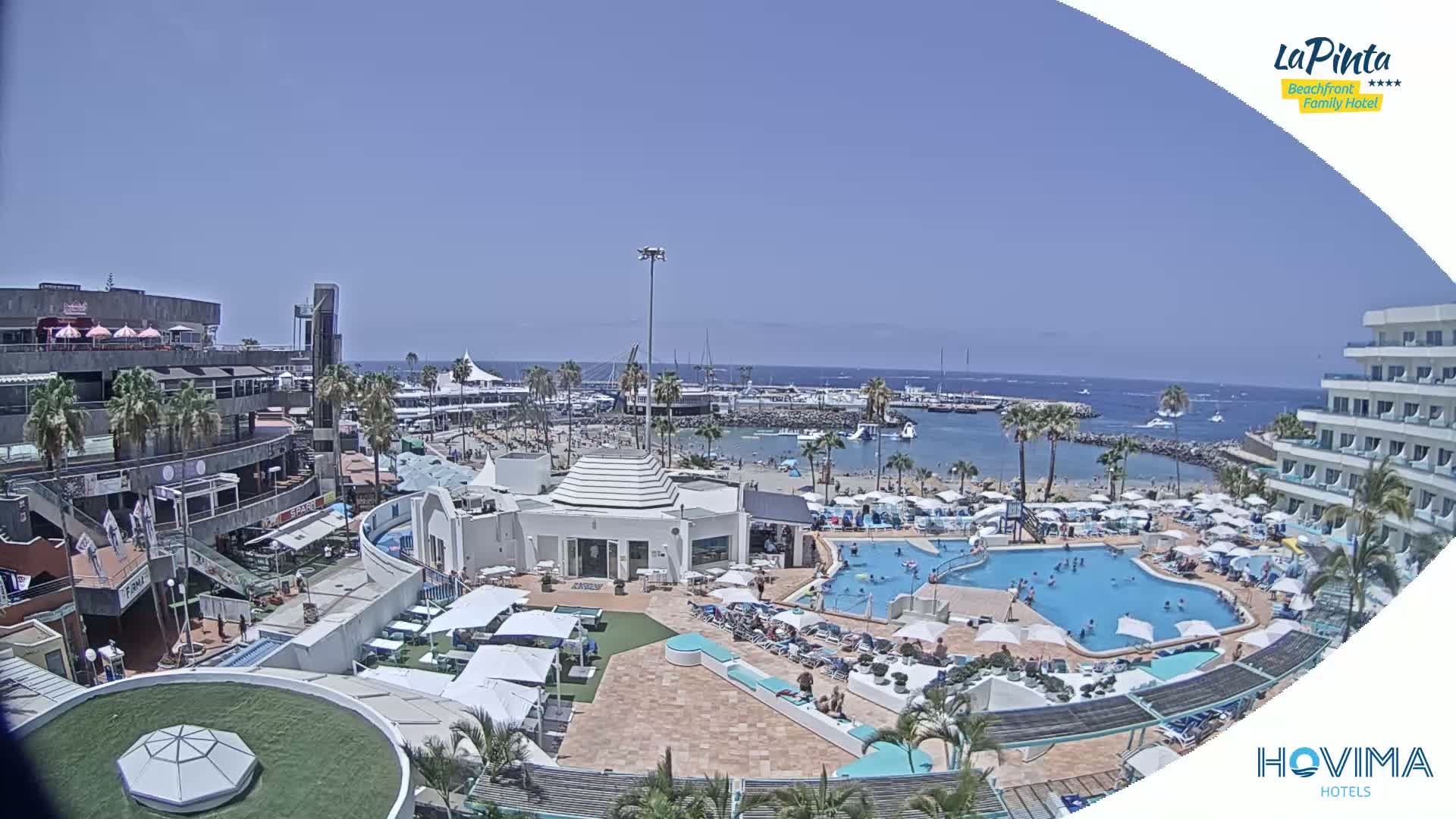 Costa Adeje, Playa de La Pinta Beach from Hovima Hotel - Santa Cruz de Tenerife, Canary Islands, Spain