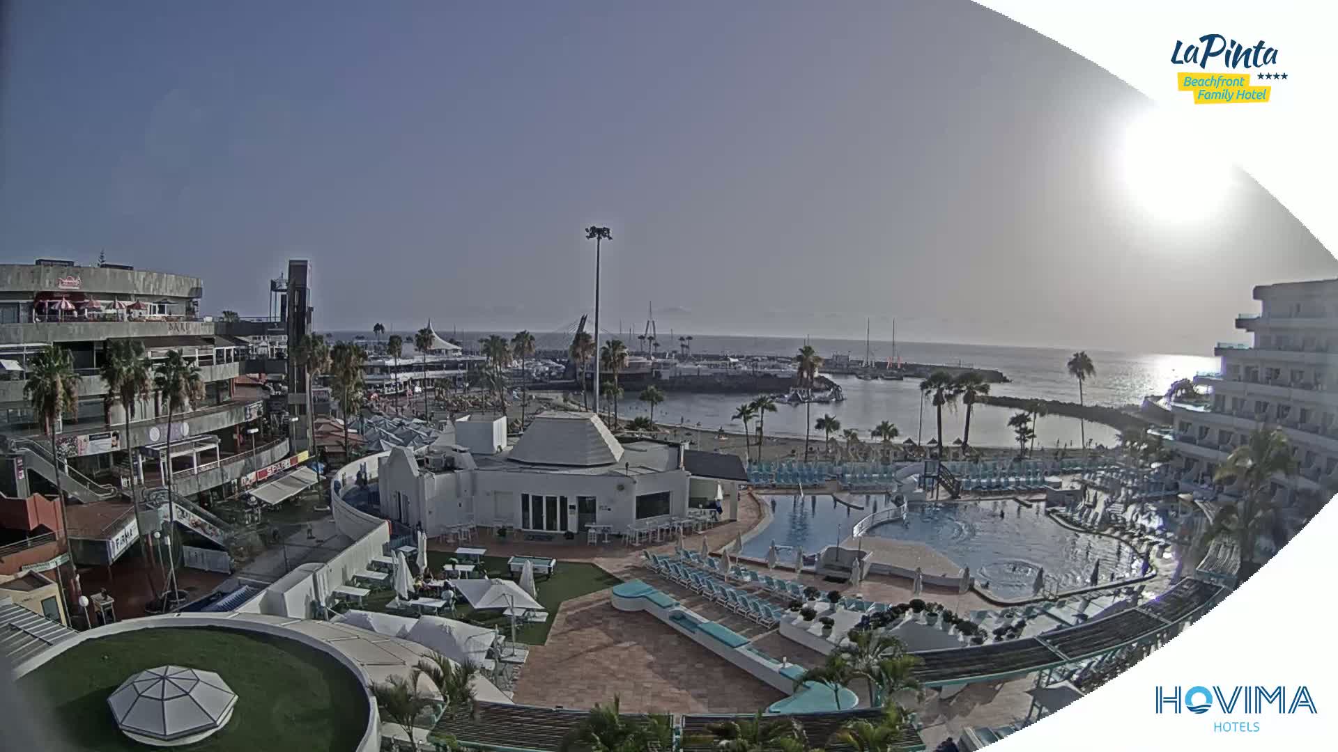 Costa Adeje, Playa de La Pinta Beach from Hovima Hotel - Santa Cruz de Tenerife, Canary Islands, Spain