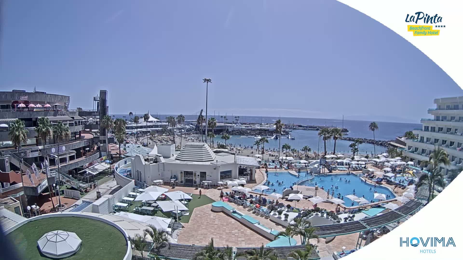 Costa Adeje, Playa de La Pinta Beach from Hovima Hotel - Santa Cruz de Tenerife, Canary Islands, Spain
