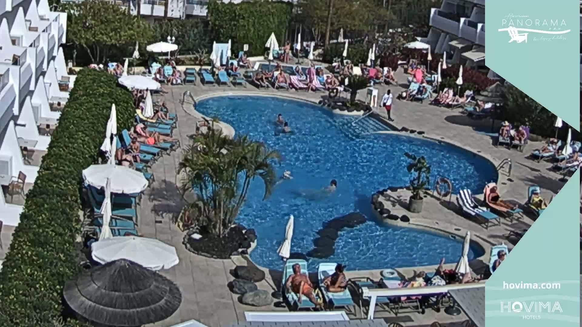 Hovima Panaroma Hotel Pool Live Cam , Costa Adeje - Santa Cruz de Tenerife, Canary Islands, Spain