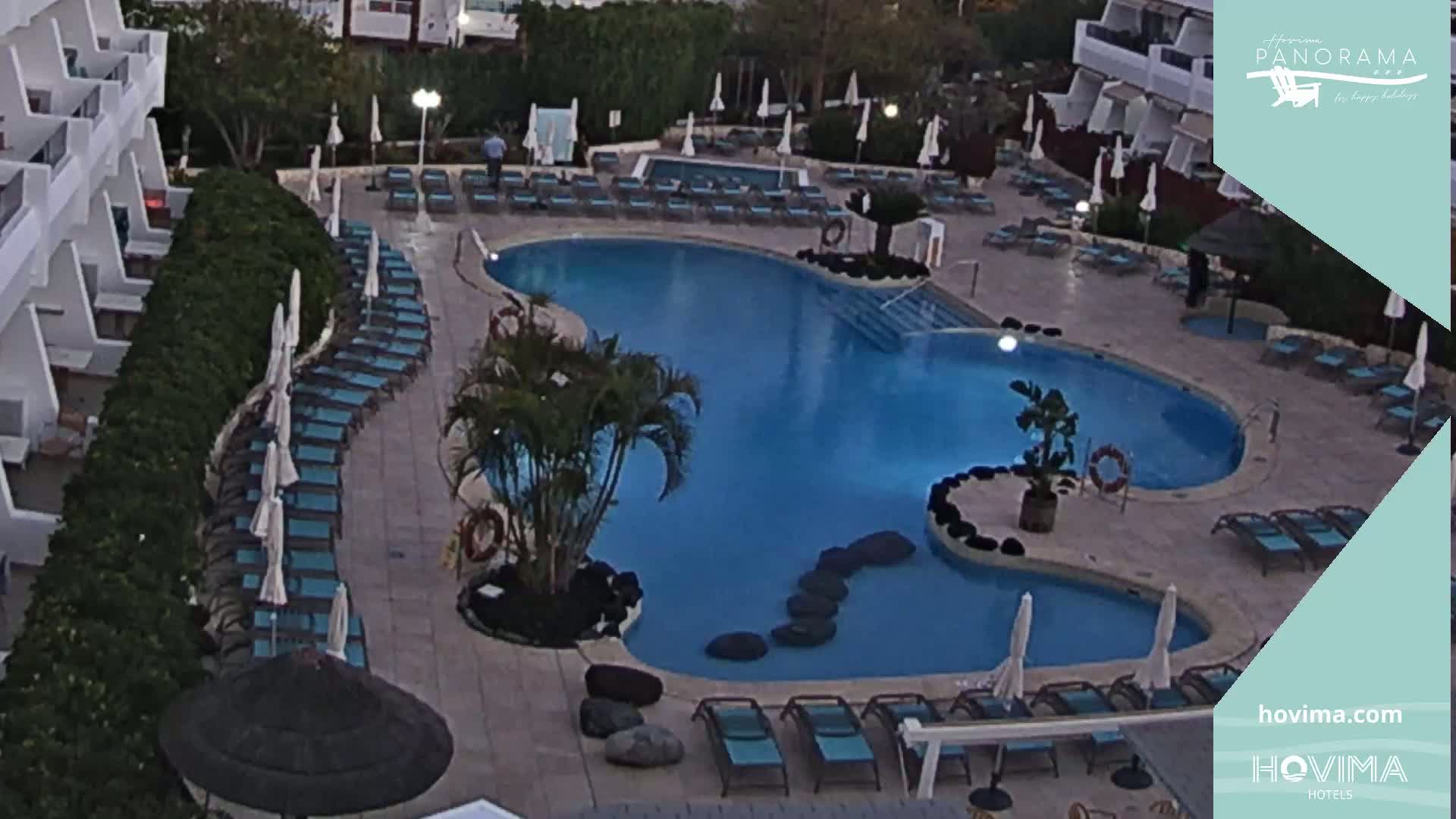 Hovima Panaroma Hotel Pool Live Cam , Costa Adeje - Santa Cruz de Tenerife, Canary Islands, Spain