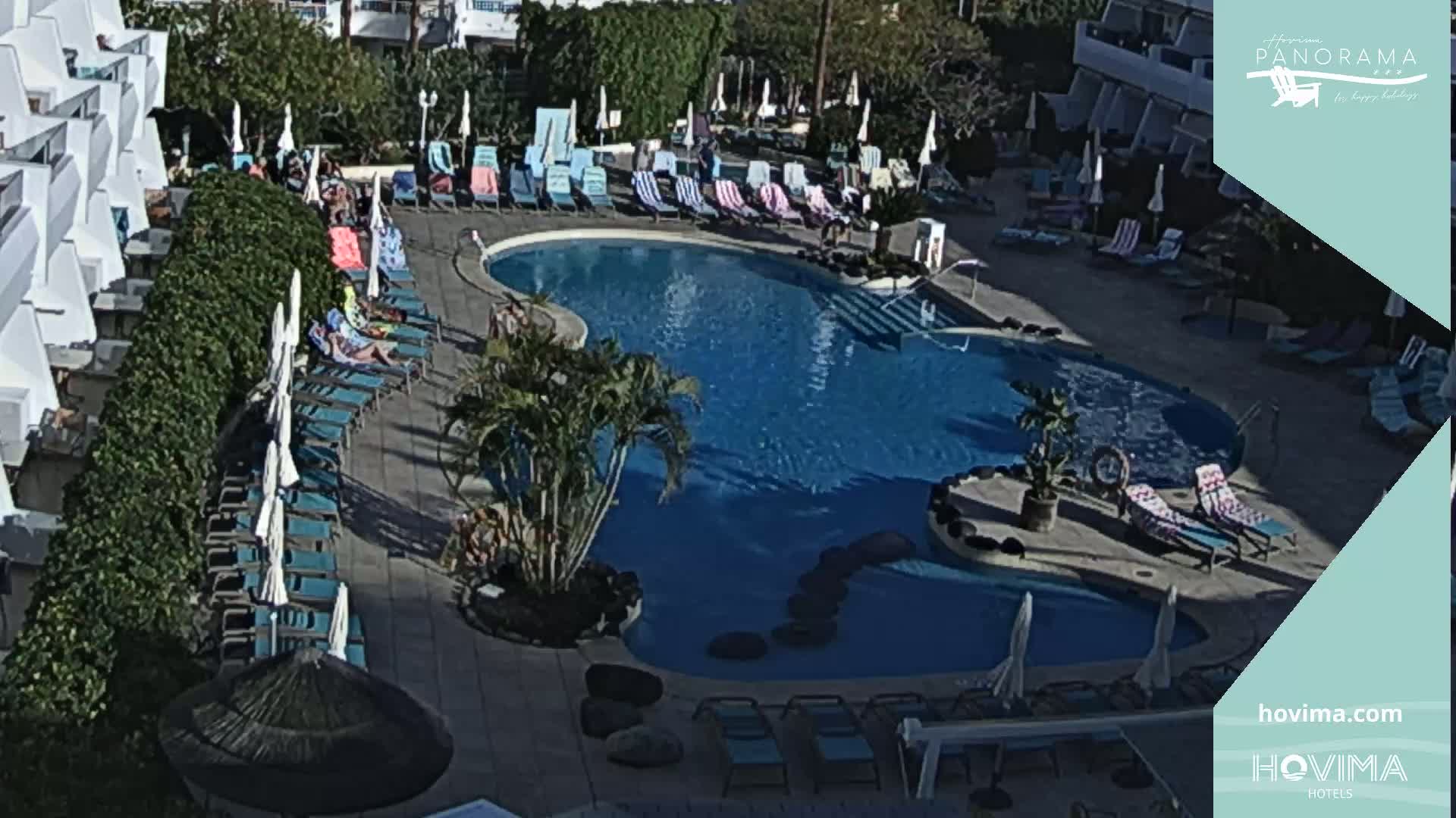 Hovima Panaroma Hotel Pool Live Cam , Costa Adeje - Santa Cruz de Tenerife, Canary Islands, Spain