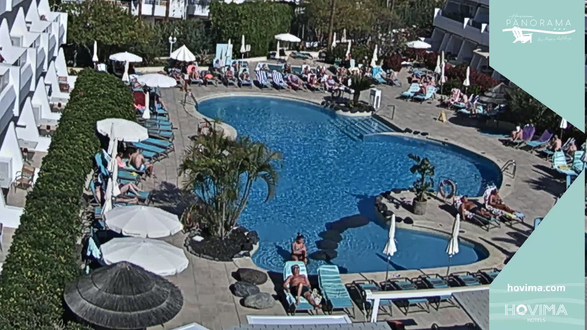 Hovima Panaroma Hotel Pool Live Cam , Costa Adeje - Santa Cruz de Tenerife, Canary Islands, Spain
