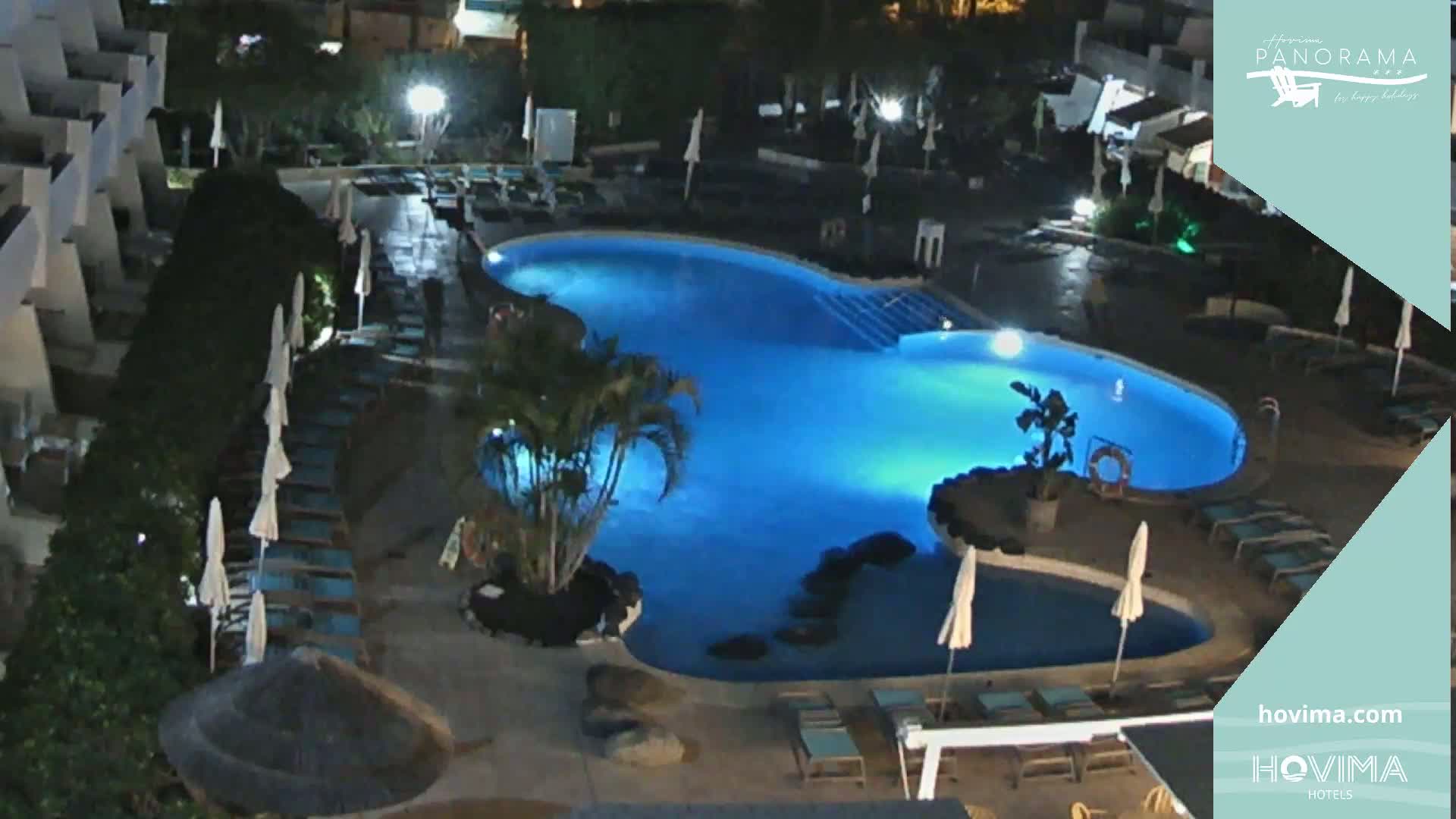 Hovima Panaroma Hotel Pool Live Cam , Costa Adeje - Santa Cruz de Tenerife, Canary Islands, Spain