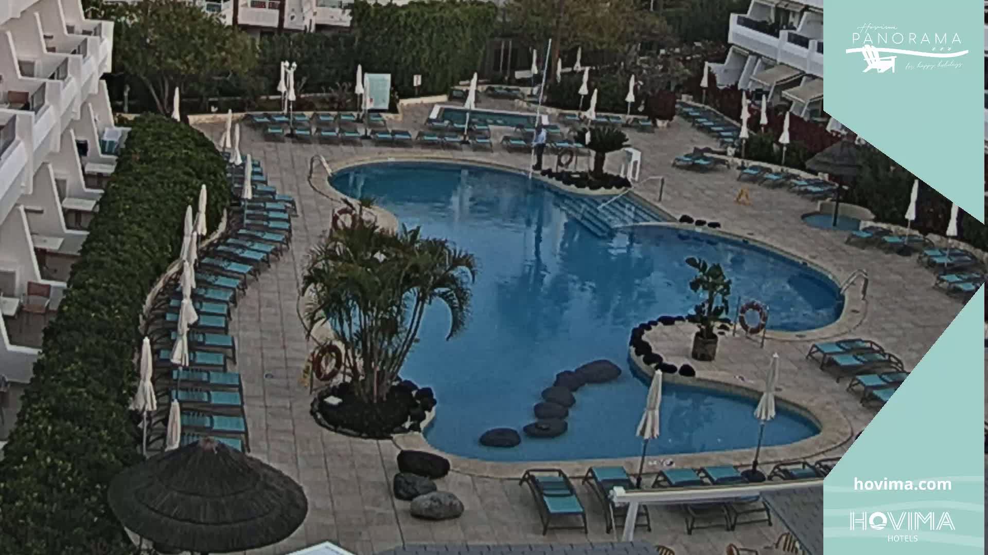 Hovima Panaroma Hotel Pool Live Cam , Costa Adeje - Santa Cruz de Tenerife, Canary Islands, Spain