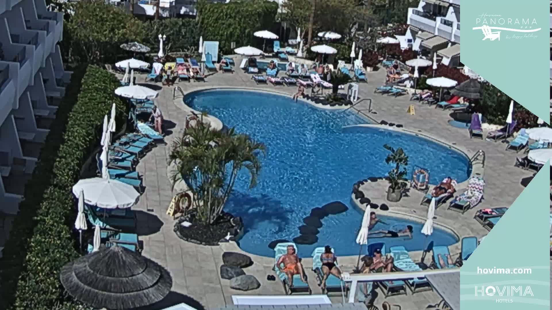 Hovima Panaroma Hotel Pool Live Cam , Costa Adeje - Santa Cruz de Tenerife, Canary Islands, Spain