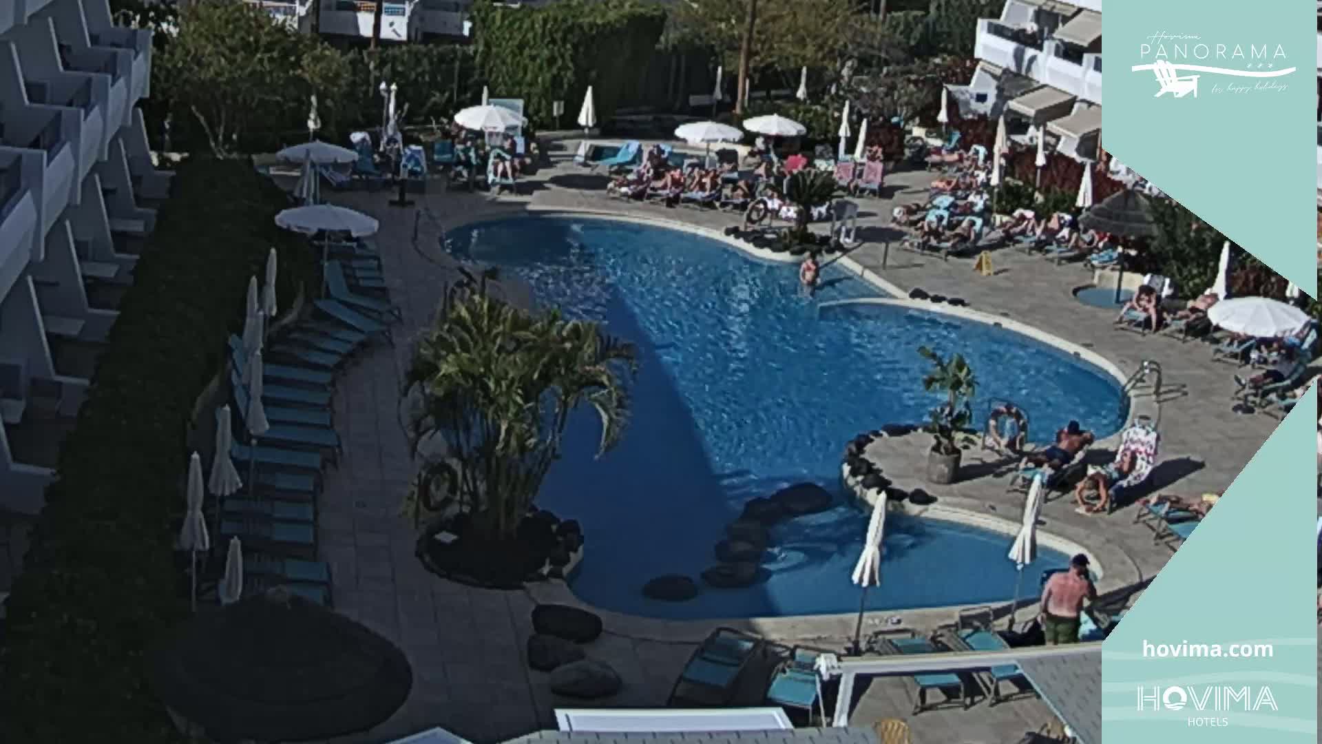 Hovima Panaroma Hotel Pool Live Cam , Costa Adeje - Santa Cruz de Tenerife, Canary Islands, Spain