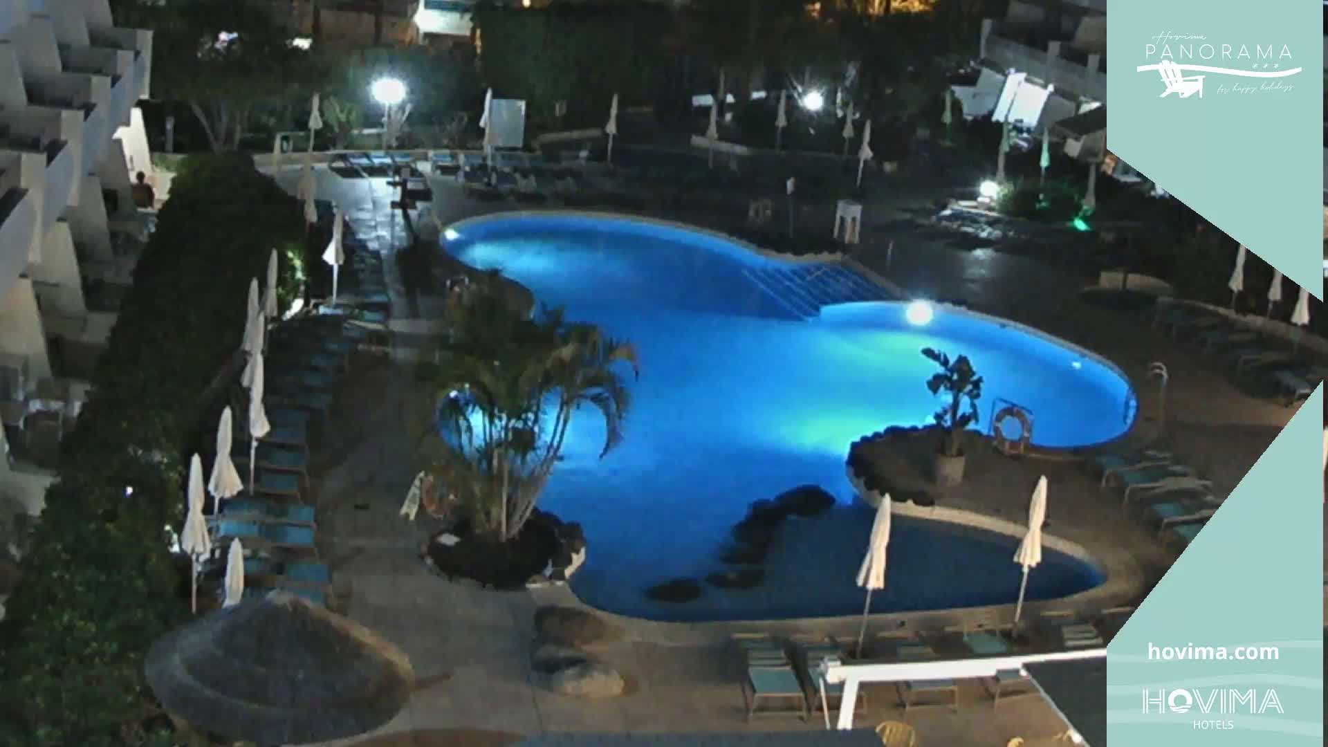 Hovima Panaroma Hotel Pool Live Cam , Costa Adeje - Santa Cruz de Tenerife, Canary Islands, Spain