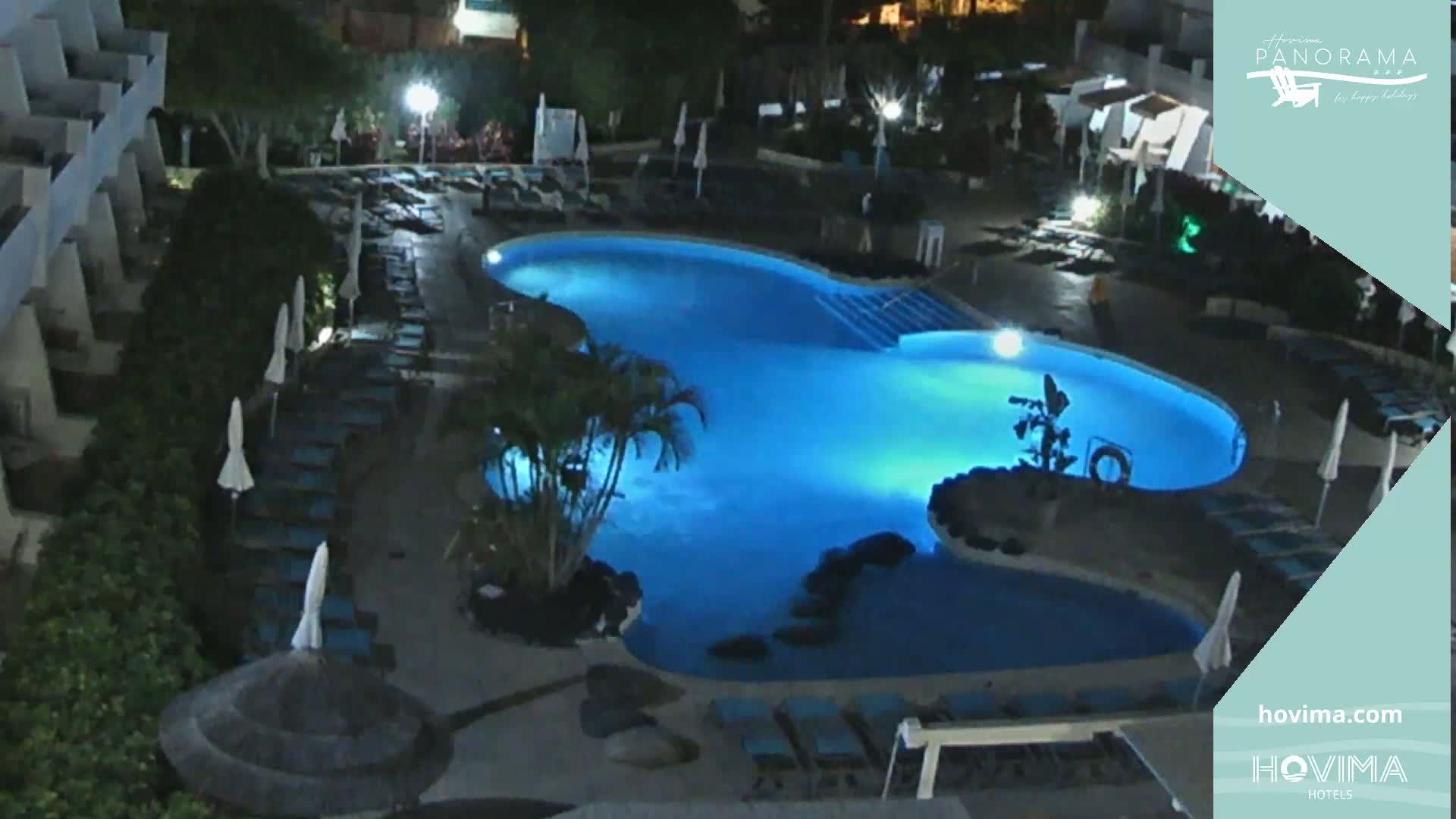 Hovima Panaroma Hotel Pool Live Cam , Costa Adeje - Santa Cruz de Tenerife, Canary Islands, Spain