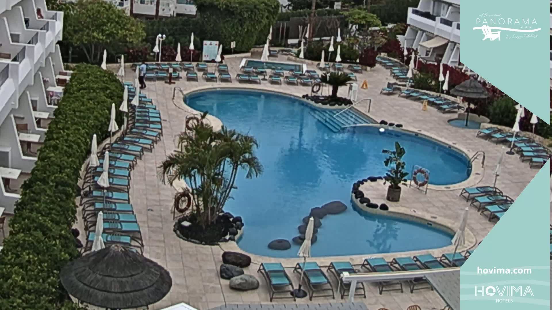 Hovima Panaroma Hotel Pool Live Cam , Costa Adeje - Santa Cruz de Tenerife, Canary Islands, Spain
