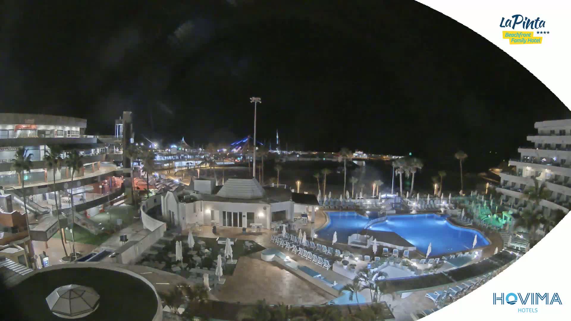 Hovima Panaroma Hotel Pool Live Cam , Costa Adeje - Santa Cruz de Tenerife, Canary Islands, Spain