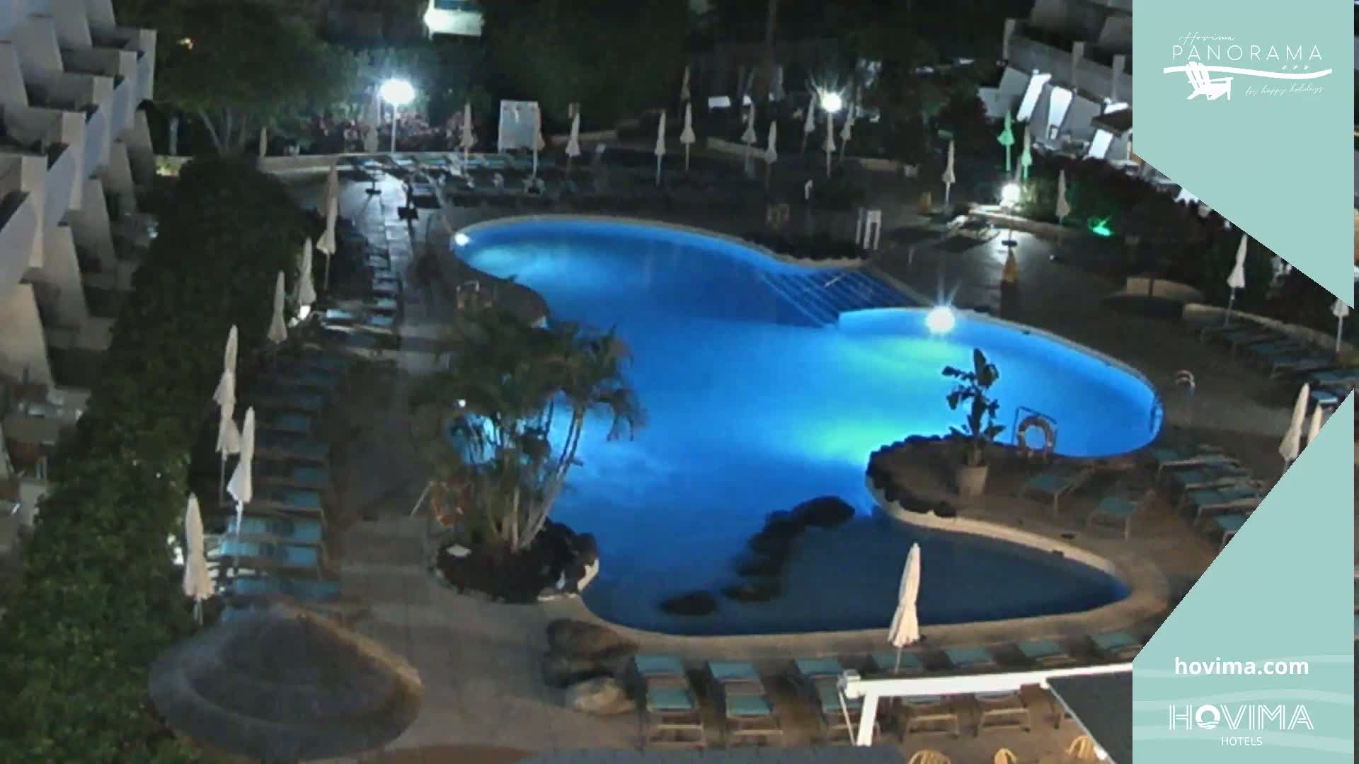 Hovima Panaroma Hotel Pool Live Cam , Costa Adeje - Santa Cruz de Tenerife, Canary Islands, Spain
