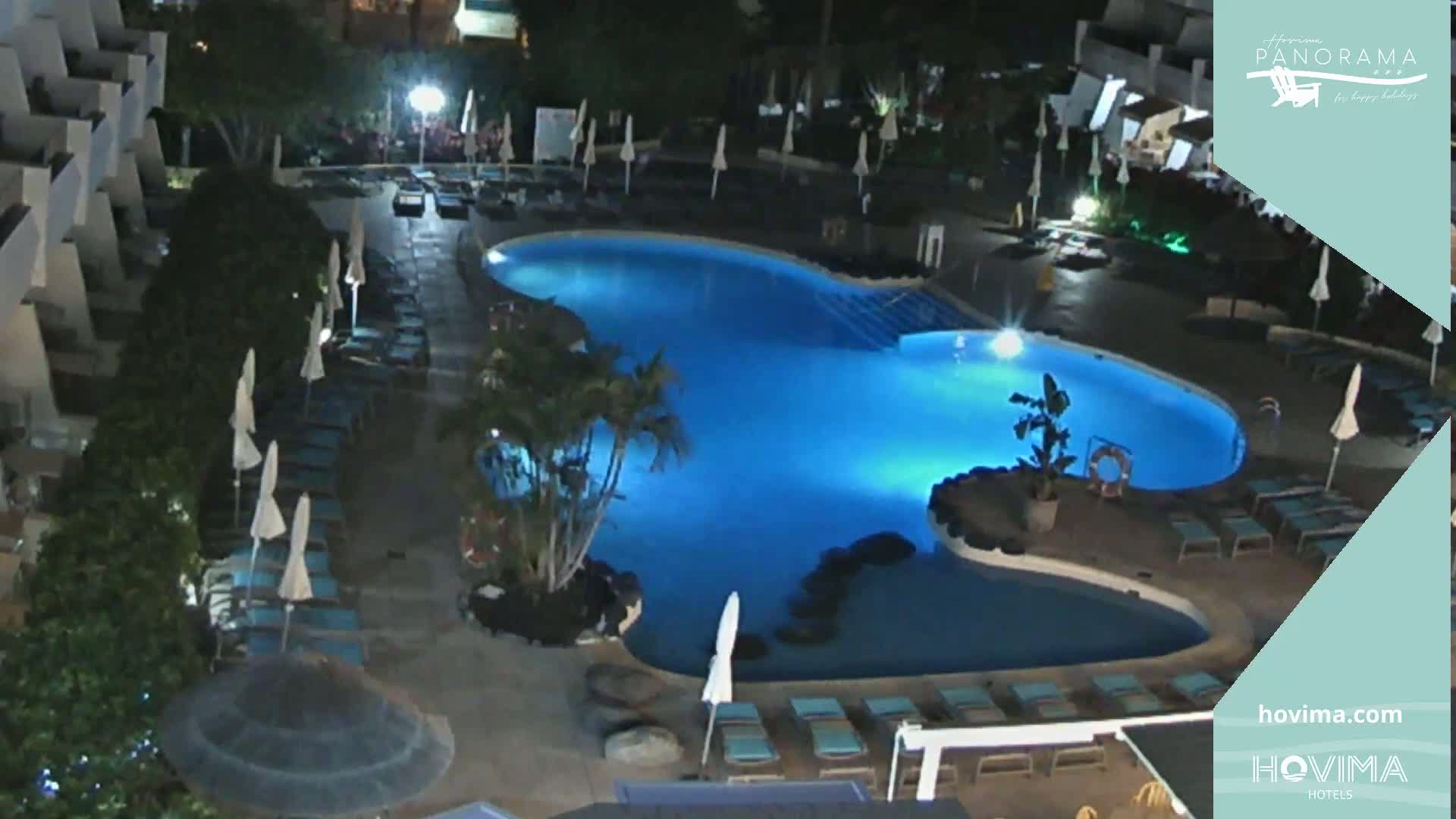 Hovima Panaroma Hotel Pool Live Cam , Costa Adeje - Santa Cruz de Tenerife, Canary Islands, Spain