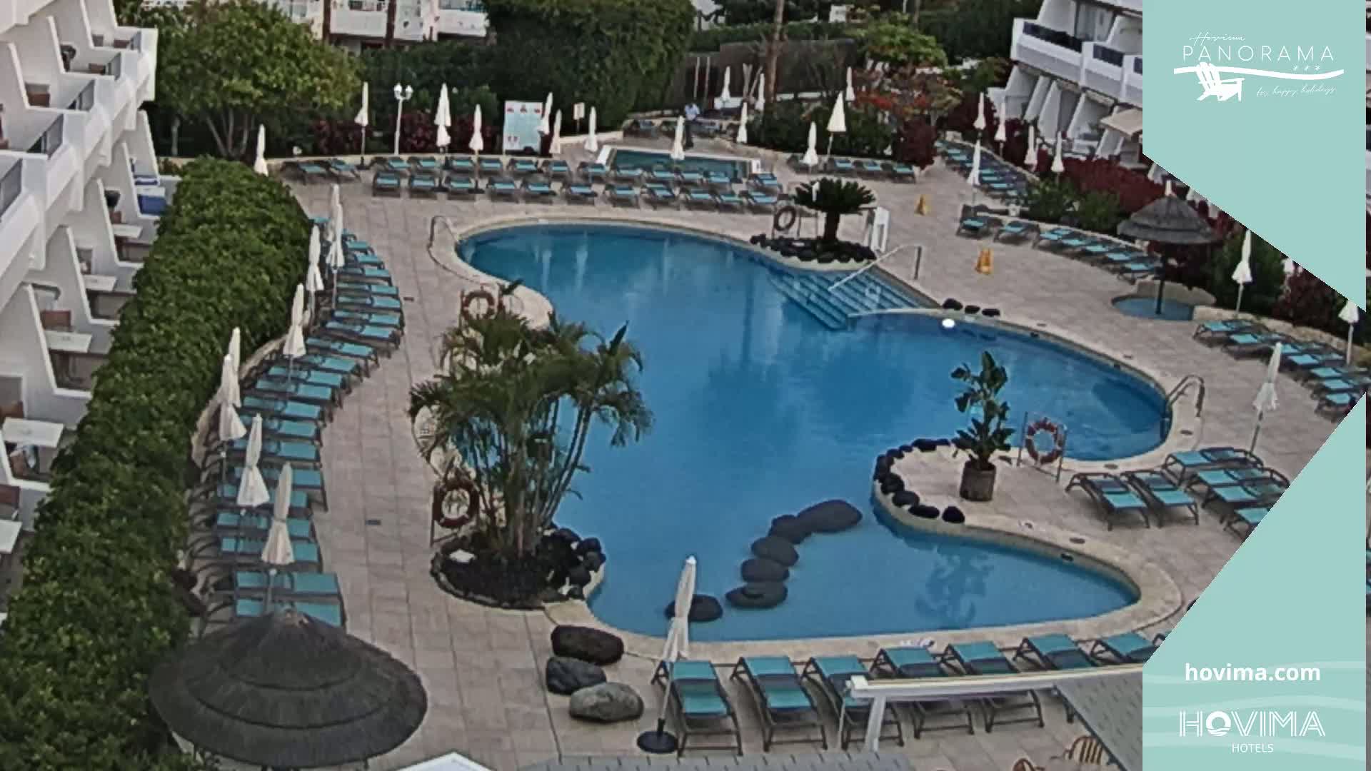 Hovima Panaroma Hotel Pool Live Cam , Costa Adeje - Santa Cruz de Tenerife, Canary Islands, Spain