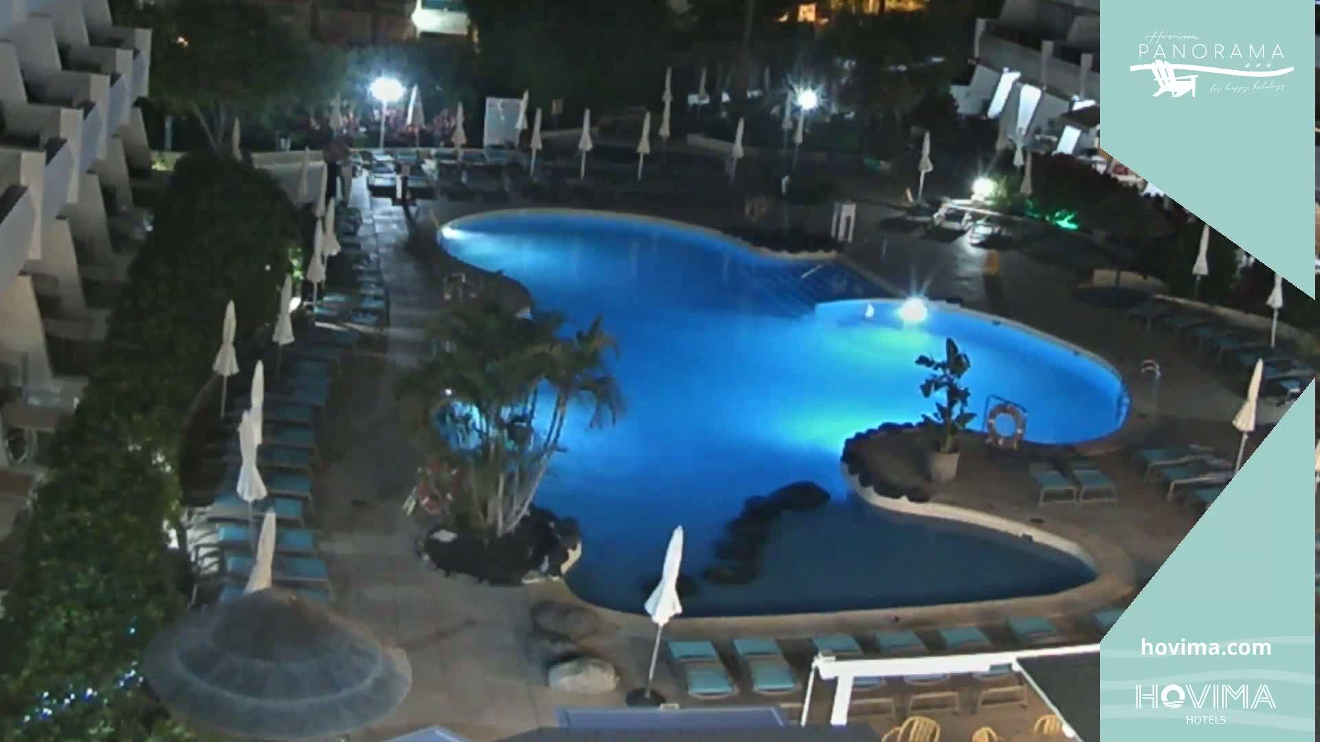 Hovima Panaroma Hotel Pool Live Cam , Costa Adeje - Santa Cruz de Tenerife, Canary Islands, Spain