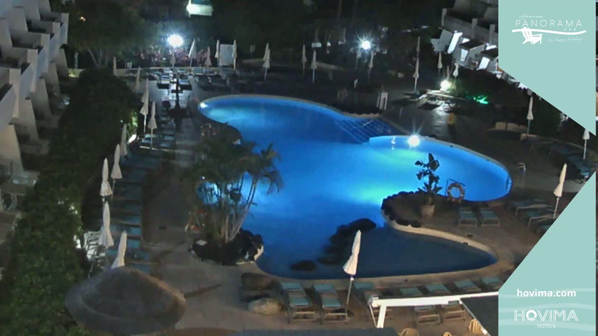 Hovima Panaroma Hotel Pool Live Cam , Costa Adeje - Santa Cruz de Tenerife, Canary Islands, Spain
