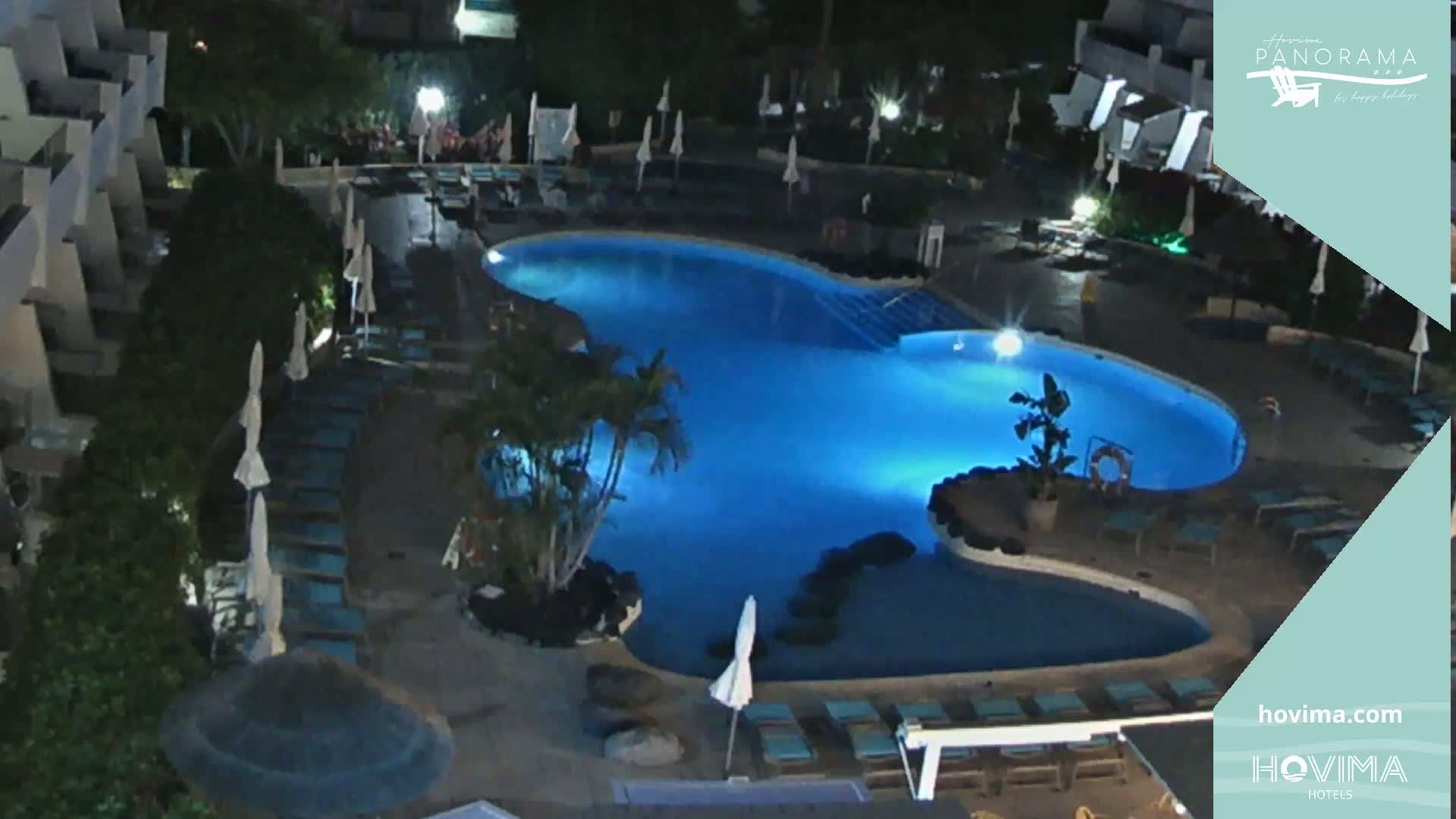 Hovima Panaroma Hotel Pool Live Cam , Costa Adeje - Santa Cruz de Tenerife, Canary Islands, Spain