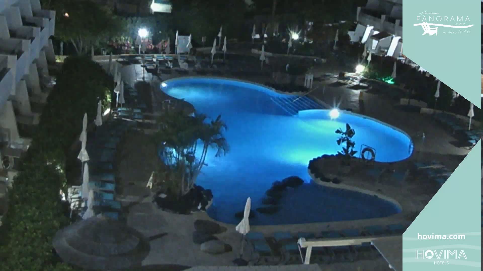 Hovima Panaroma Hotel Pool Live Cam , Costa Adeje - Santa Cruz de Tenerife, Canary Islands, Spain