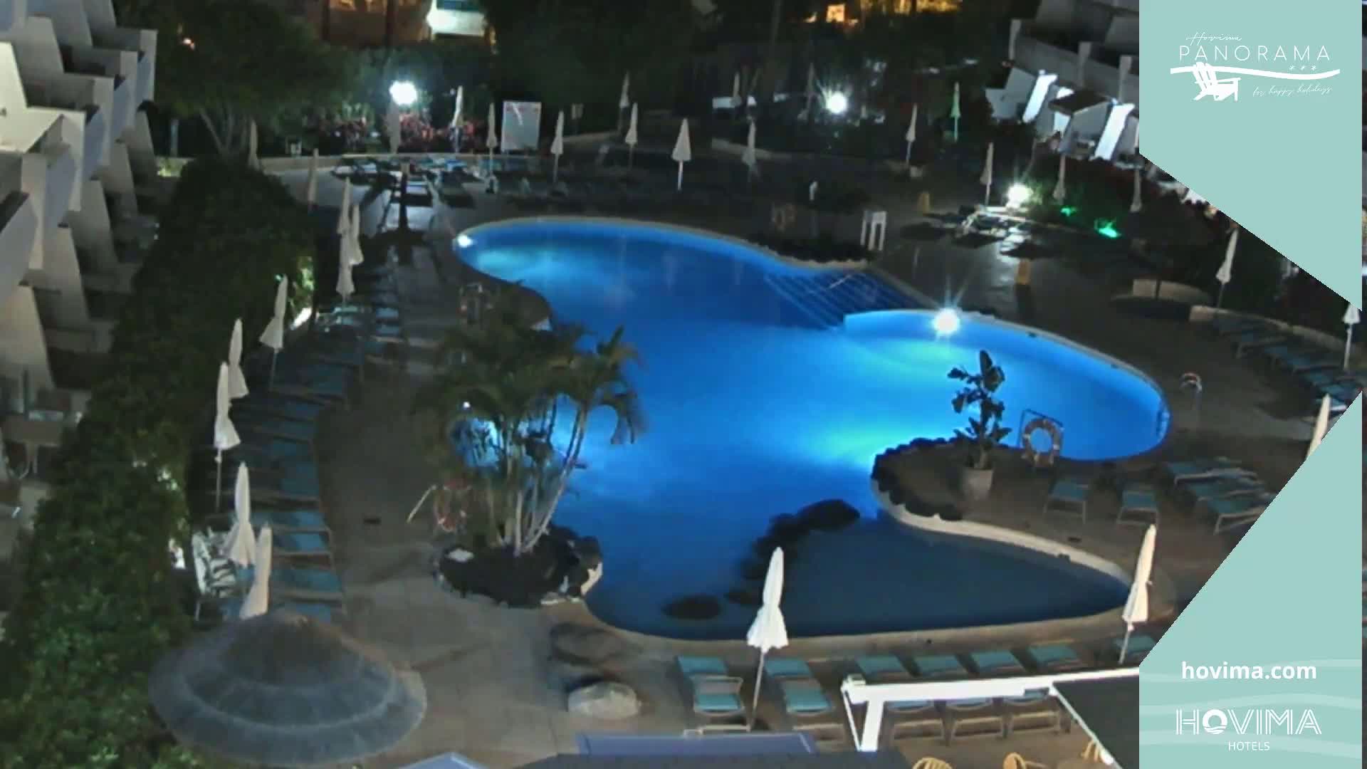 Hovima Panaroma Hotel Pool Live Cam , Costa Adeje - Santa Cruz de Tenerife, Canary Islands, Spain