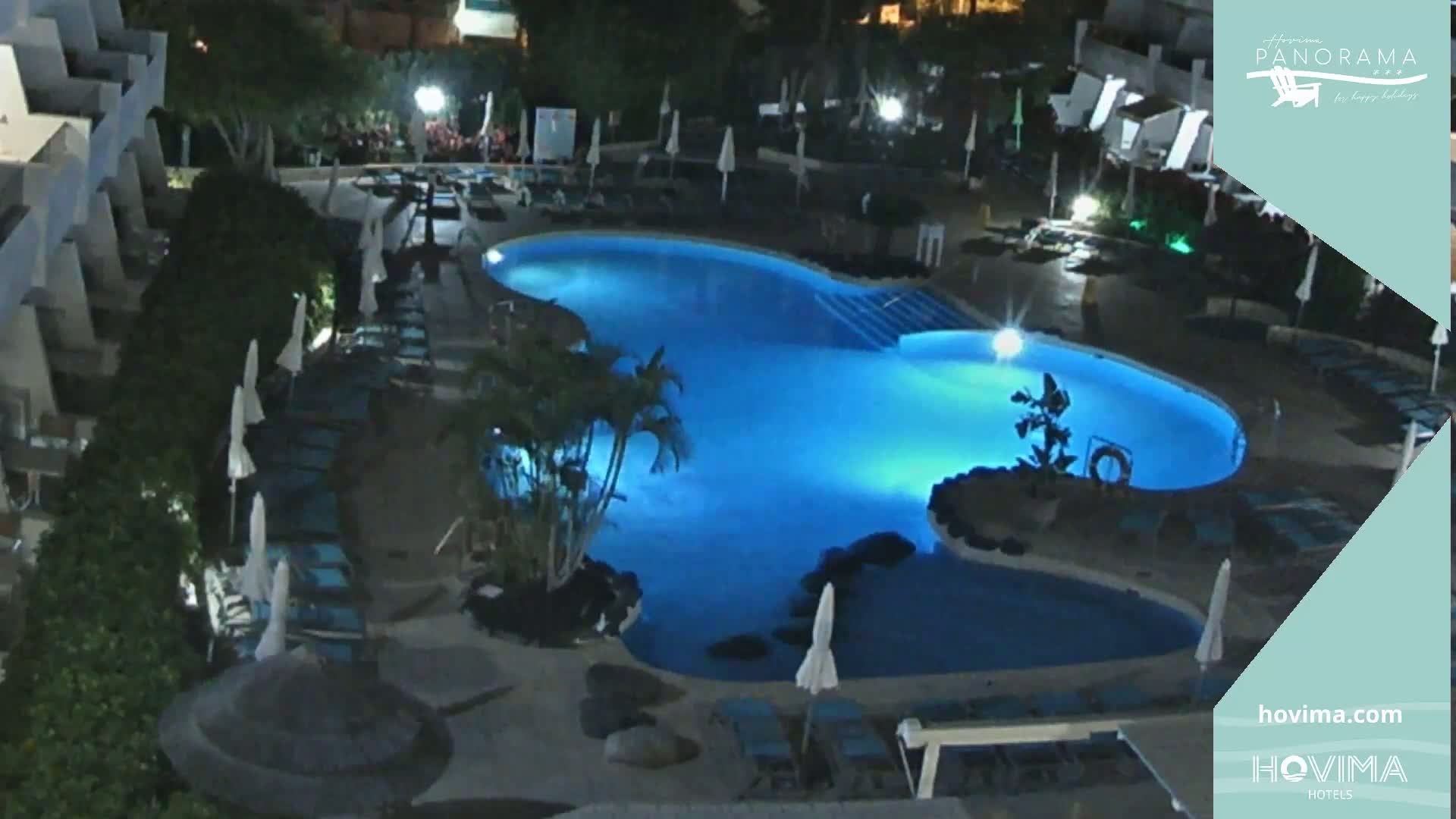 Hovima Panaroma Hotel Pool Live Cam , Costa Adeje - Santa Cruz de Tenerife, Canary Islands, Spain