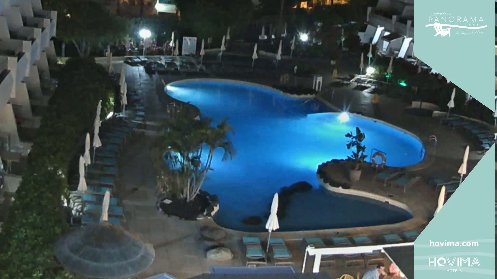 Hovima Panaroma Hotel Pool Live Cam , Costa Adeje - Santa Cruz de Tenerife, Canary Islands, Spain