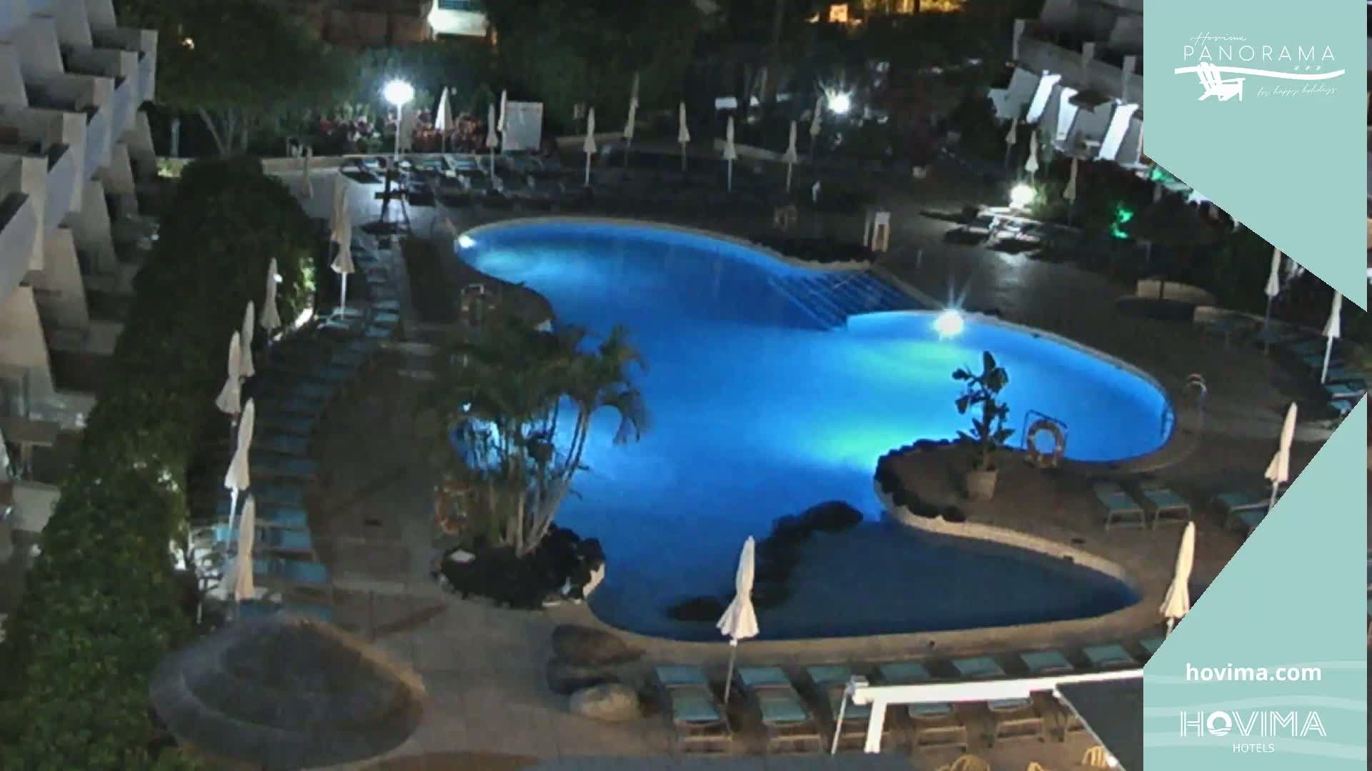 Hovima Panaroma Hotel Pool Live Cam , Costa Adeje - Santa Cruz de Tenerife, Canary Islands, Spain