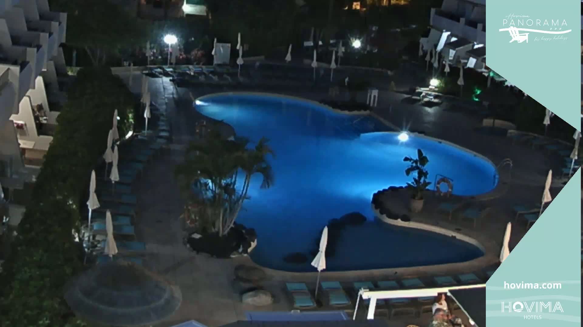 Hovima Panaroma Hotel Pool Live Cam , Costa Adeje - Santa Cruz de Tenerife, Canary Islands, Spain