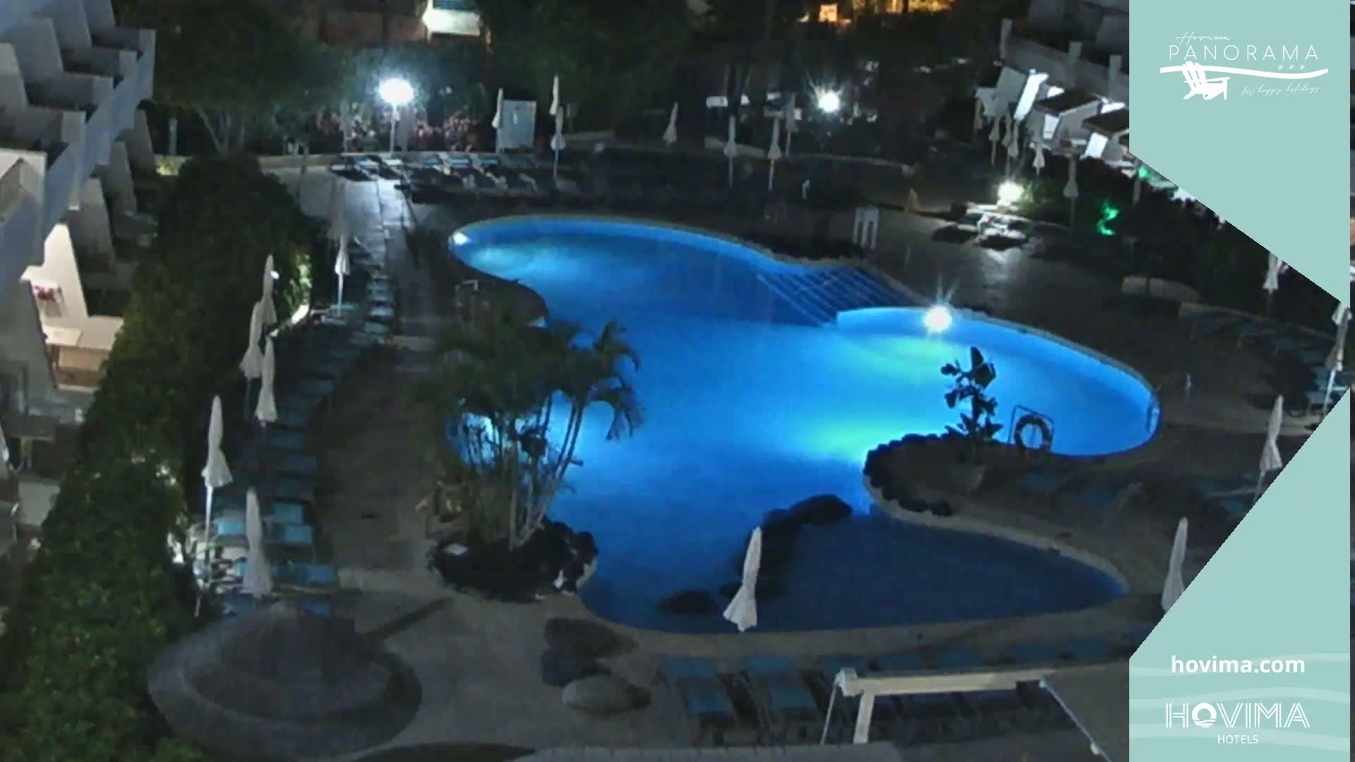Hovima Panaroma Hotel Pool Live Cam , Costa Adeje - Santa Cruz de Tenerife, Canary Islands, Spain