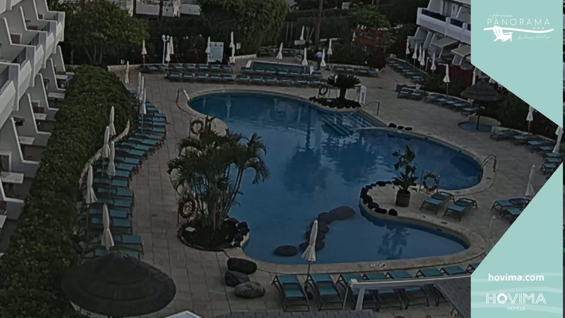 Hovima Panaroma Hotel Pool Live Cam , Costa Adeje - Santa Cruz de Tenerife, Canary Islands, Spain