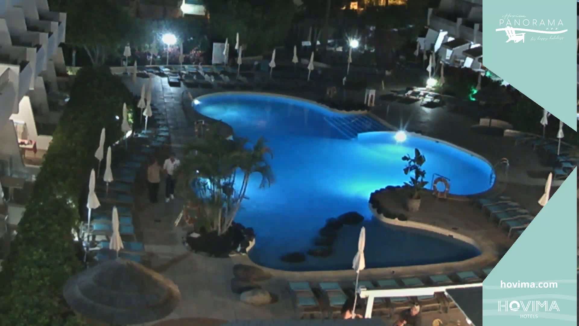 Hovima Panaroma Hotel Pool Live Cam , Costa Adeje - Santa Cruz de Tenerife, Canary Islands, Spain