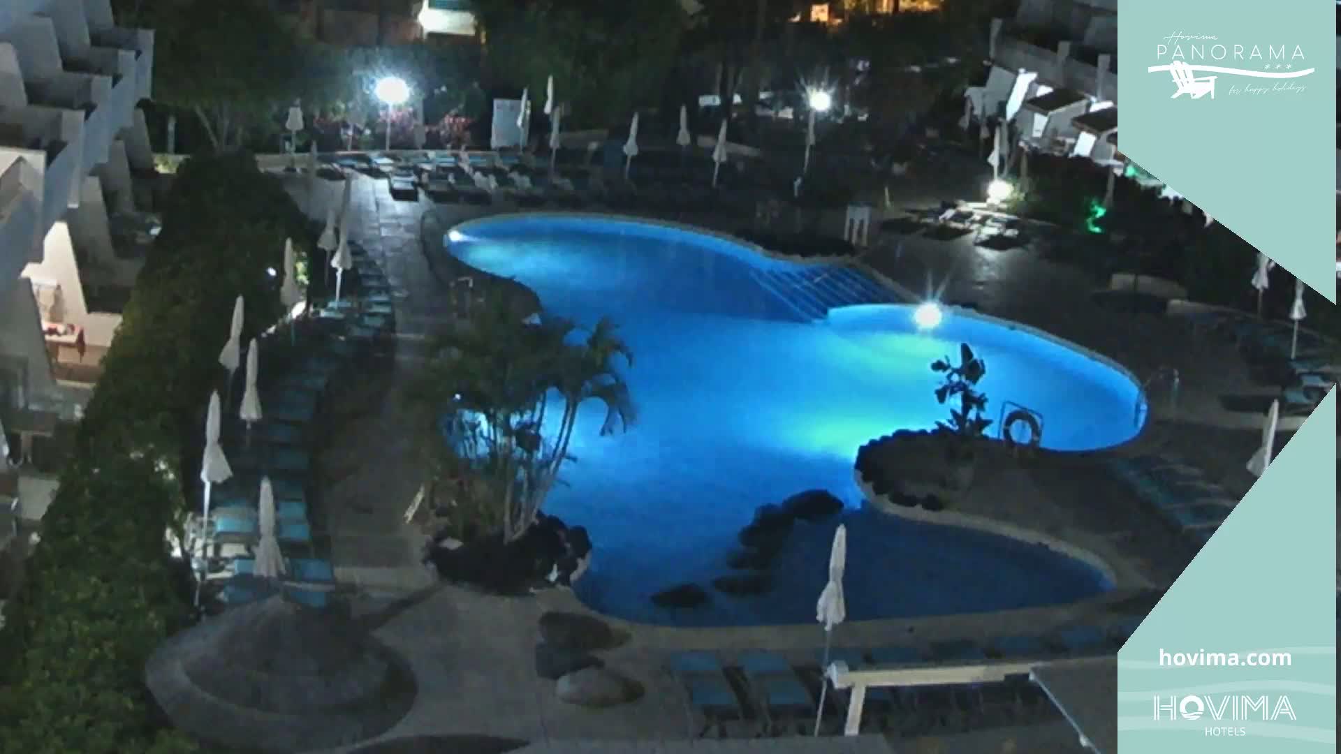 Hovima Panaroma Hotel Pool Live Cam , Costa Adeje - Santa Cruz de Tenerife, Canary Islands, Spain