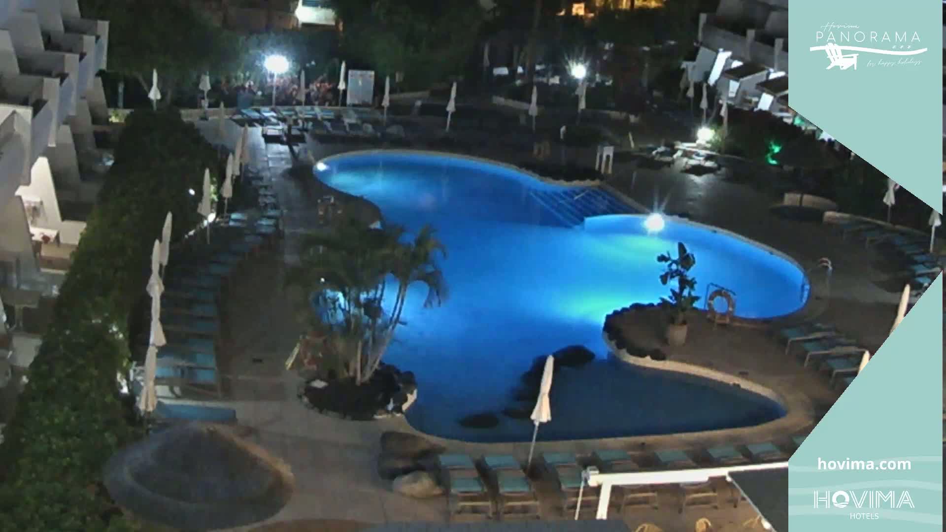 Hovima Panaroma Hotel Pool Live Cam , Costa Adeje - Santa Cruz de Tenerife, Canary Islands, Spain